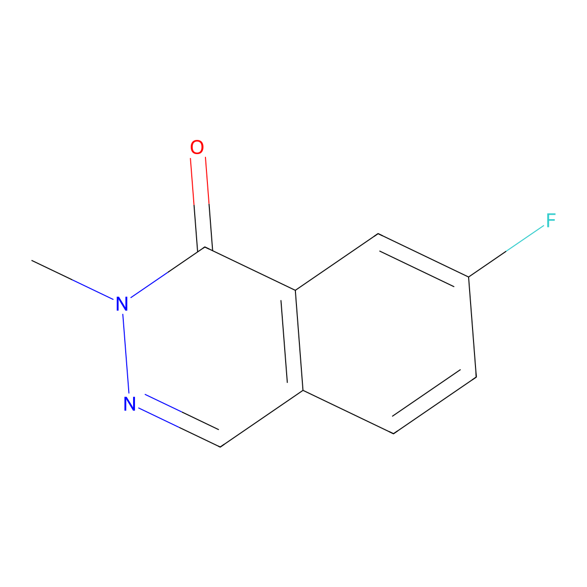 7-Fluoro-2-methyl-1,2-dihydrophthalazin-1-one molecular structure, CAS 2059942-30-0