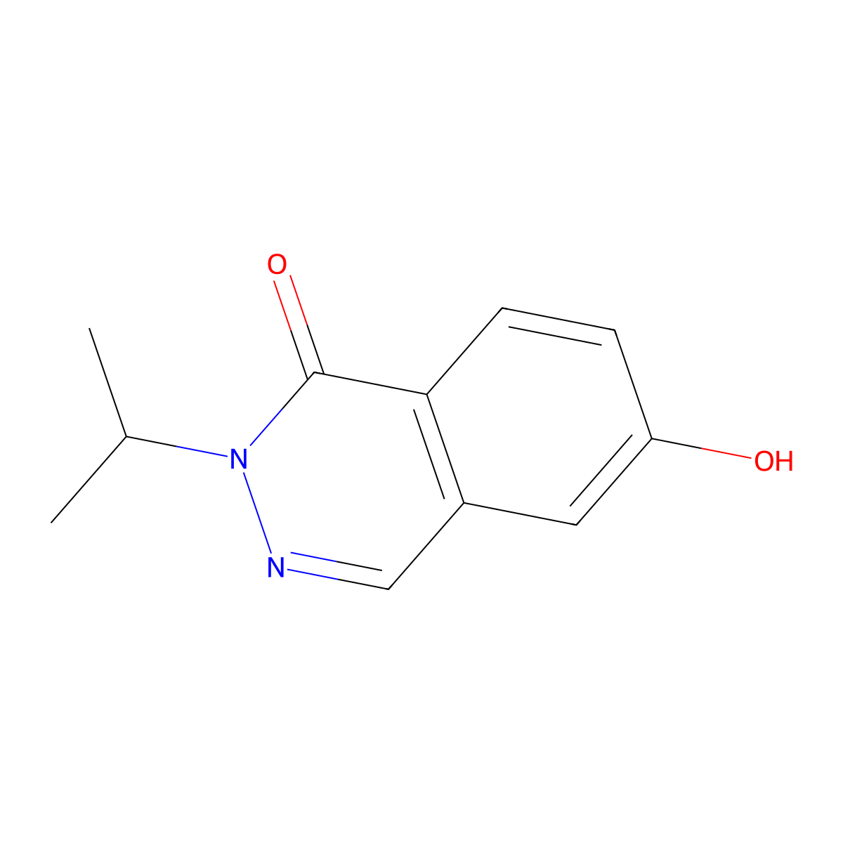 6-Hydroxy-2-(propan-2-yl)-1,2-dihydrophthalazin-1-one molecular structure, CAS 2059942-51-5