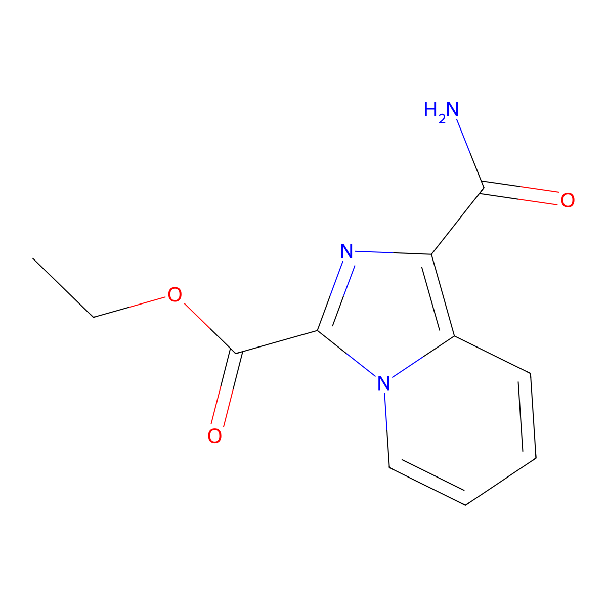 Ethyl 1-carbamoylimidazo[1,5-a]pyridine-3-carboxylate molecular structure, CAS 2059942-57-1