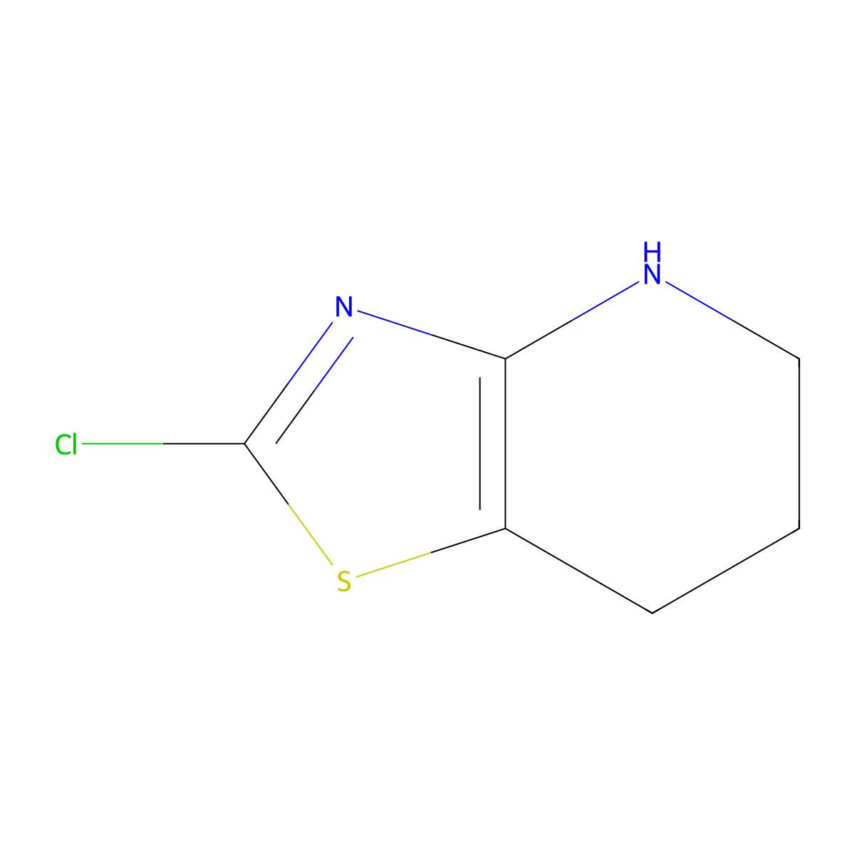 2-Chloro-4H,5H,6H,7H-[1,3]thiazolo[4,5-b]pyridine molecular structure, CAS 2059942-68-4