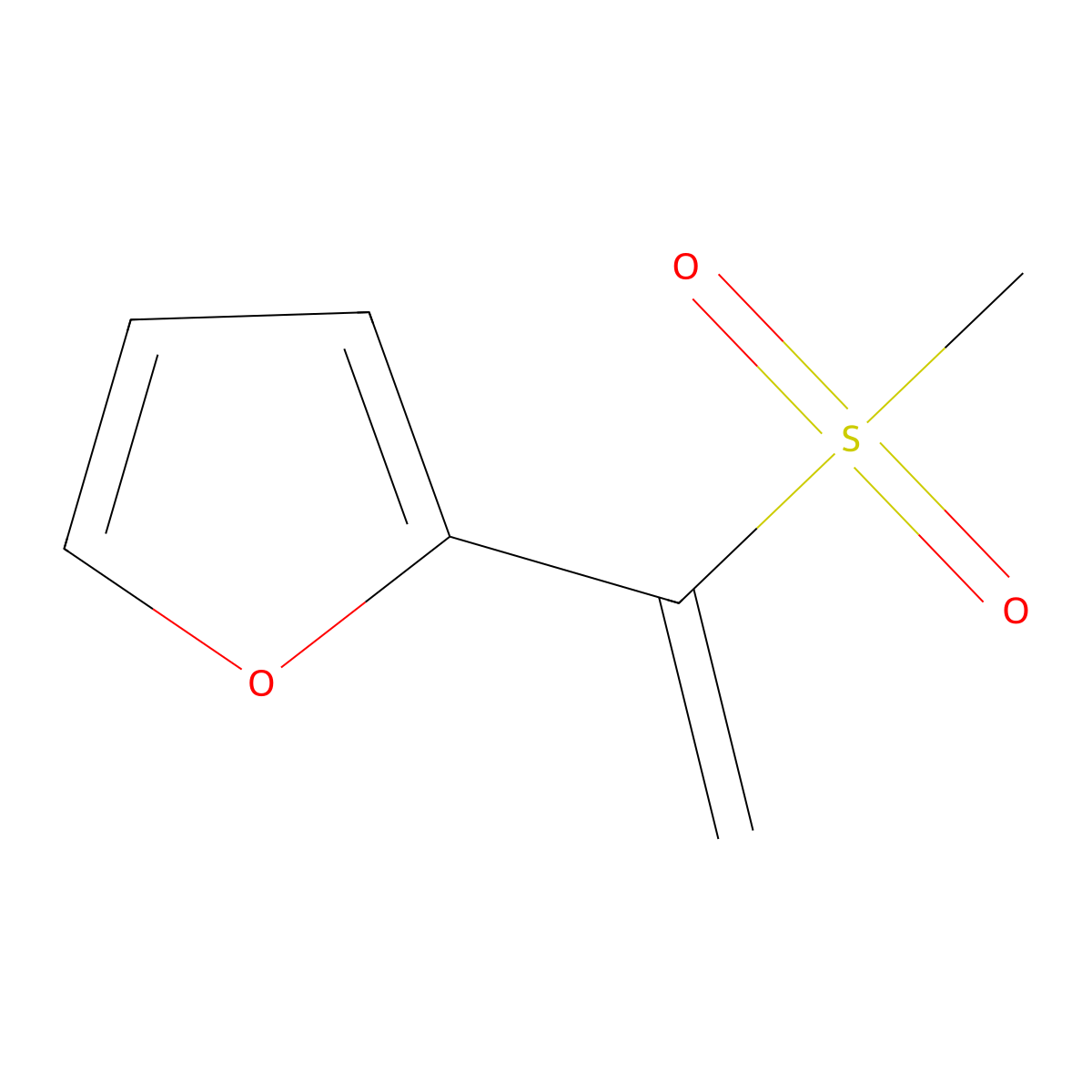 2-(1-Methanesulfonylethenyl)furan molecular structure, CAS 2059943-66-5
