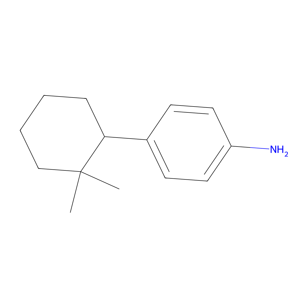 4-(2,2-Dimethylcyclohexyl)aniline molecular structure, CAS 2059944-71-5