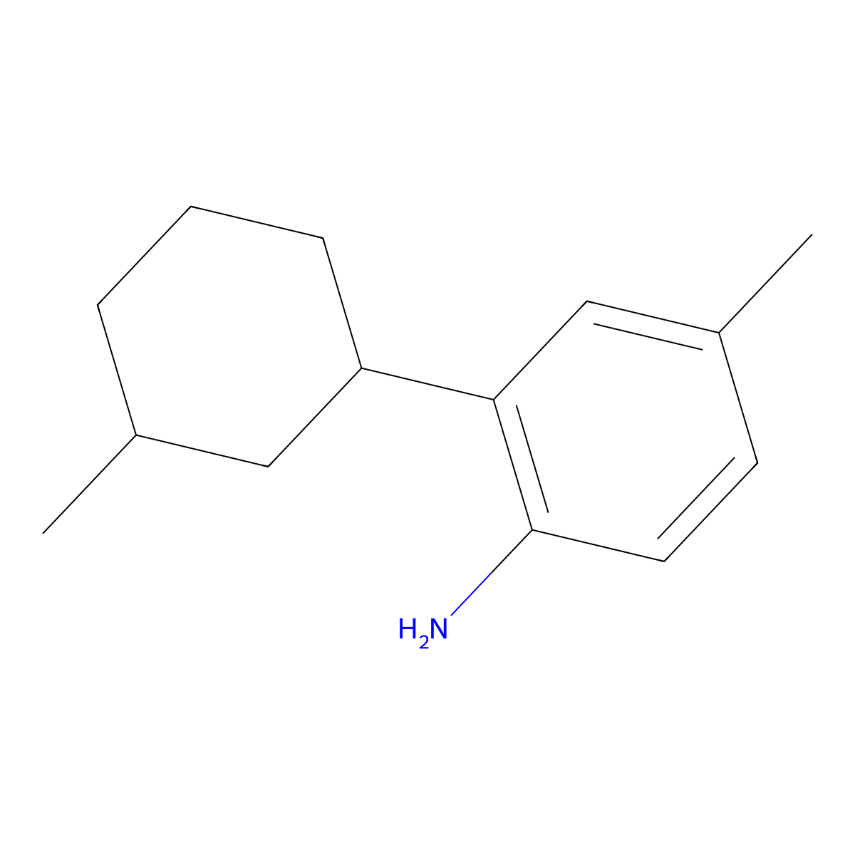 4-Methyl-2-(3-methylcyclohexyl)aniline molecular structure, CAS 2059944-80-6