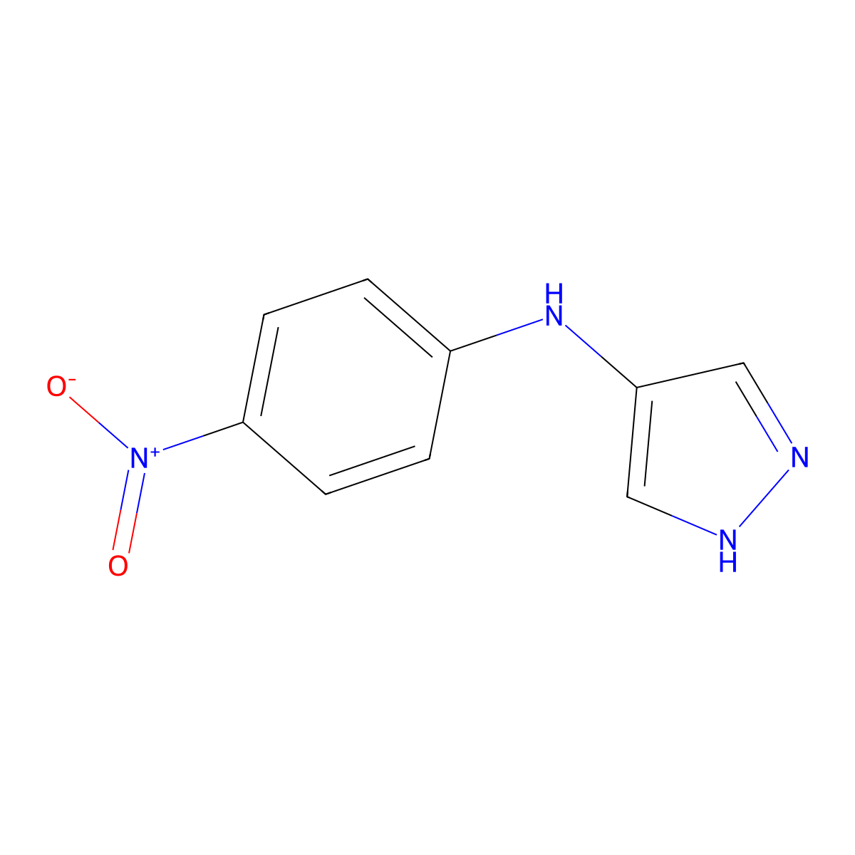 N-(4-Nitrophenyl)-1H-pyrazol-4-amine molecular structure, CAS 2059944-86-2