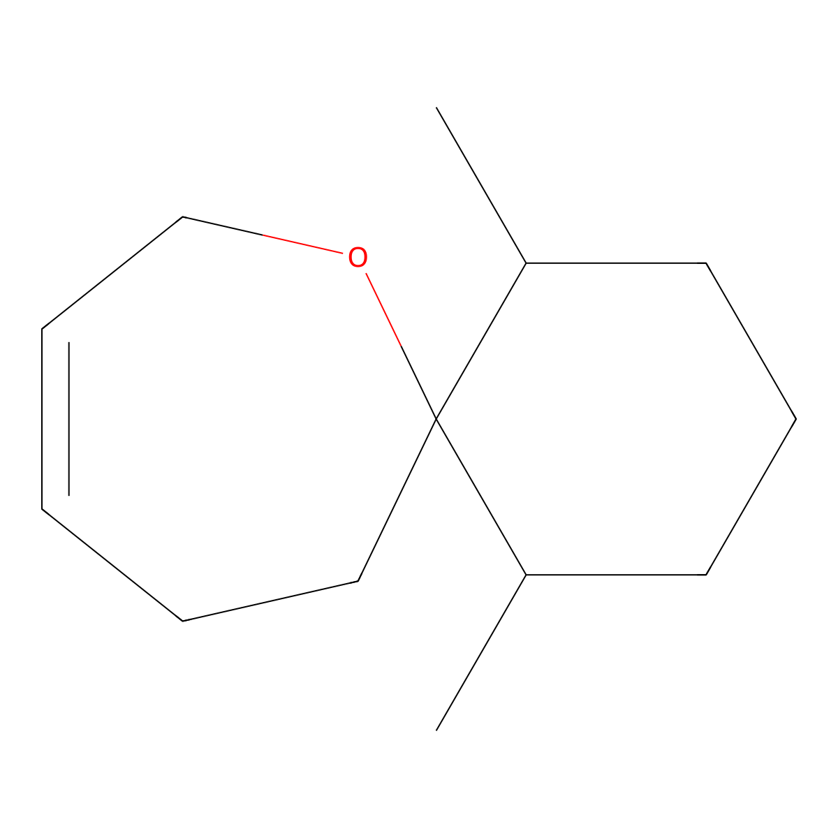 1,5-Dimethyl-7-oxaspiro[5.6]dodec-9-ene molecular structure, CAS 2059945-03-6