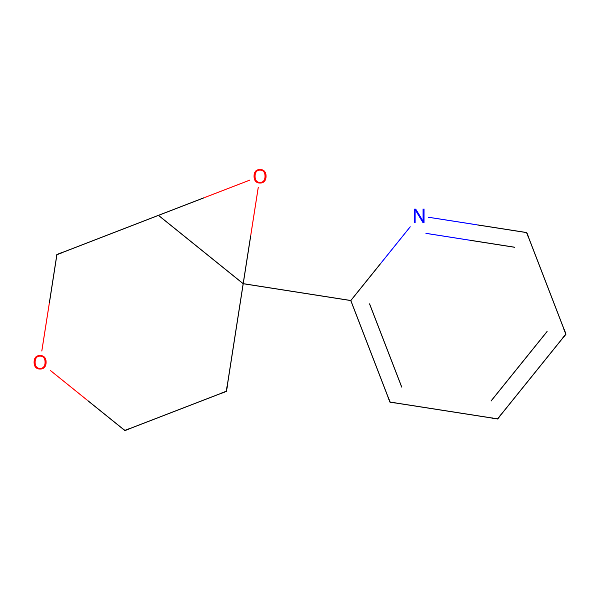 2-{3,7-Dioxabicyclo[4.1.0]heptan-6-yl}pyridine molecular structure, CAS 2059945-26-3