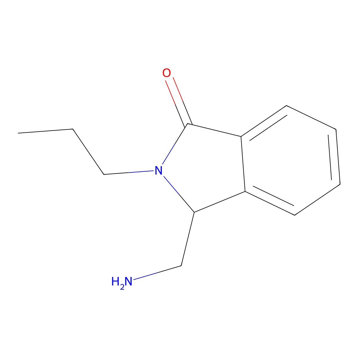 3-(Aminomethyl)-2-propyl-2,3-dihydro-1H-isoindol-1-one molecular structure, CAS 2059947-05-4