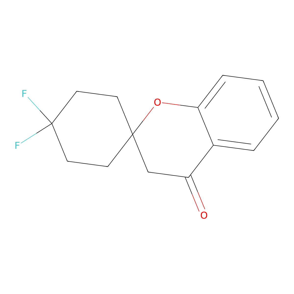 4',4'-Difluoro-3,4-dihydrospiro[1-benzopyran-2,1'-cyclohexane]-4-one molecular structure, CAS 2059948-21-7