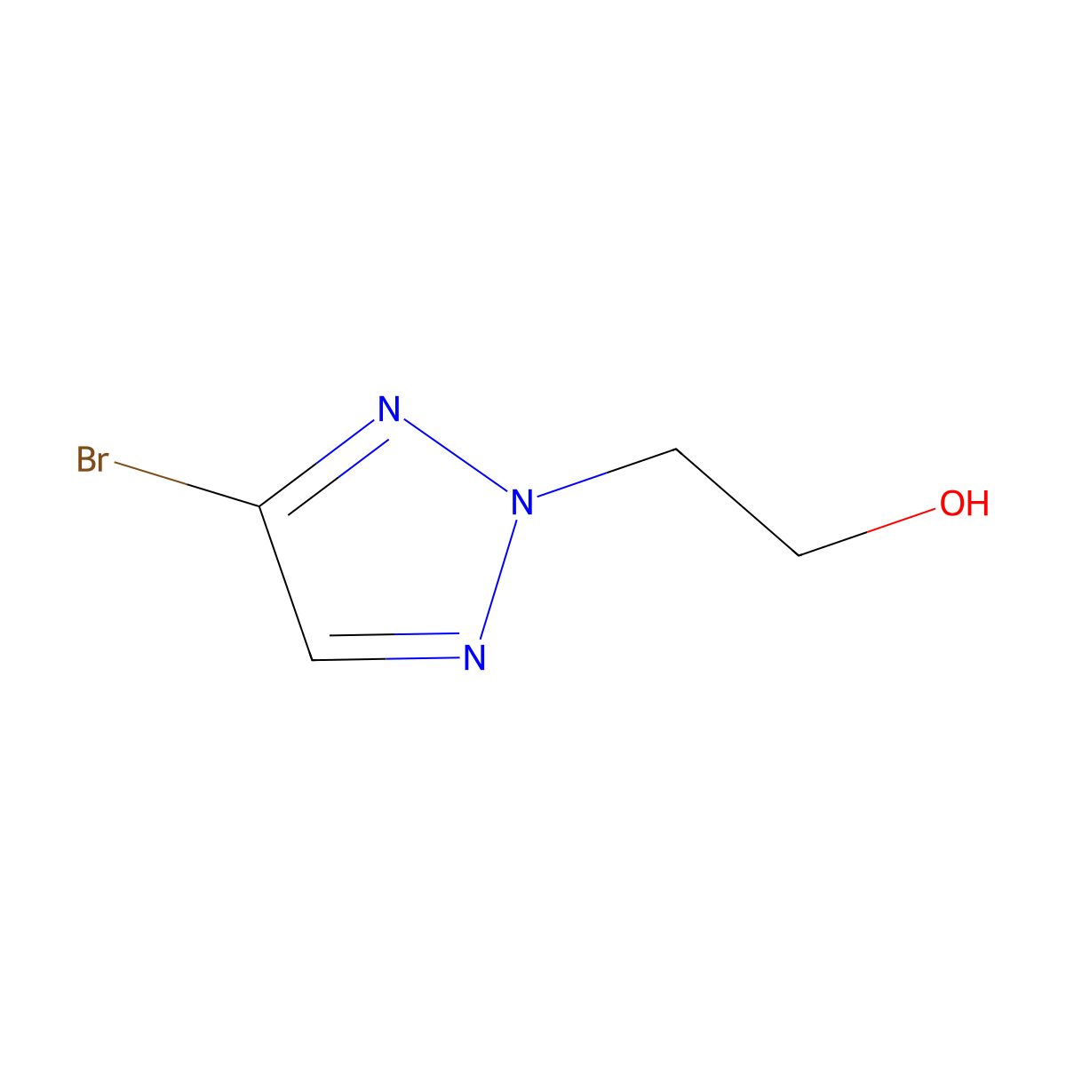 2-(4-Bromo-2H-1,2,3-triazol-2-yl)ethan-1-ol molecular structure, CAS 2059948-64-8