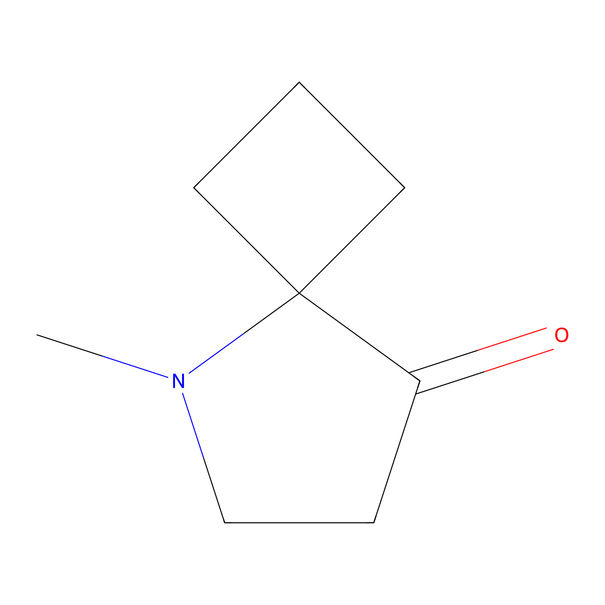 5-Methyl-5-azaspiro[3.4]octan-8-one molecular structure, CAS 2059948-86-4