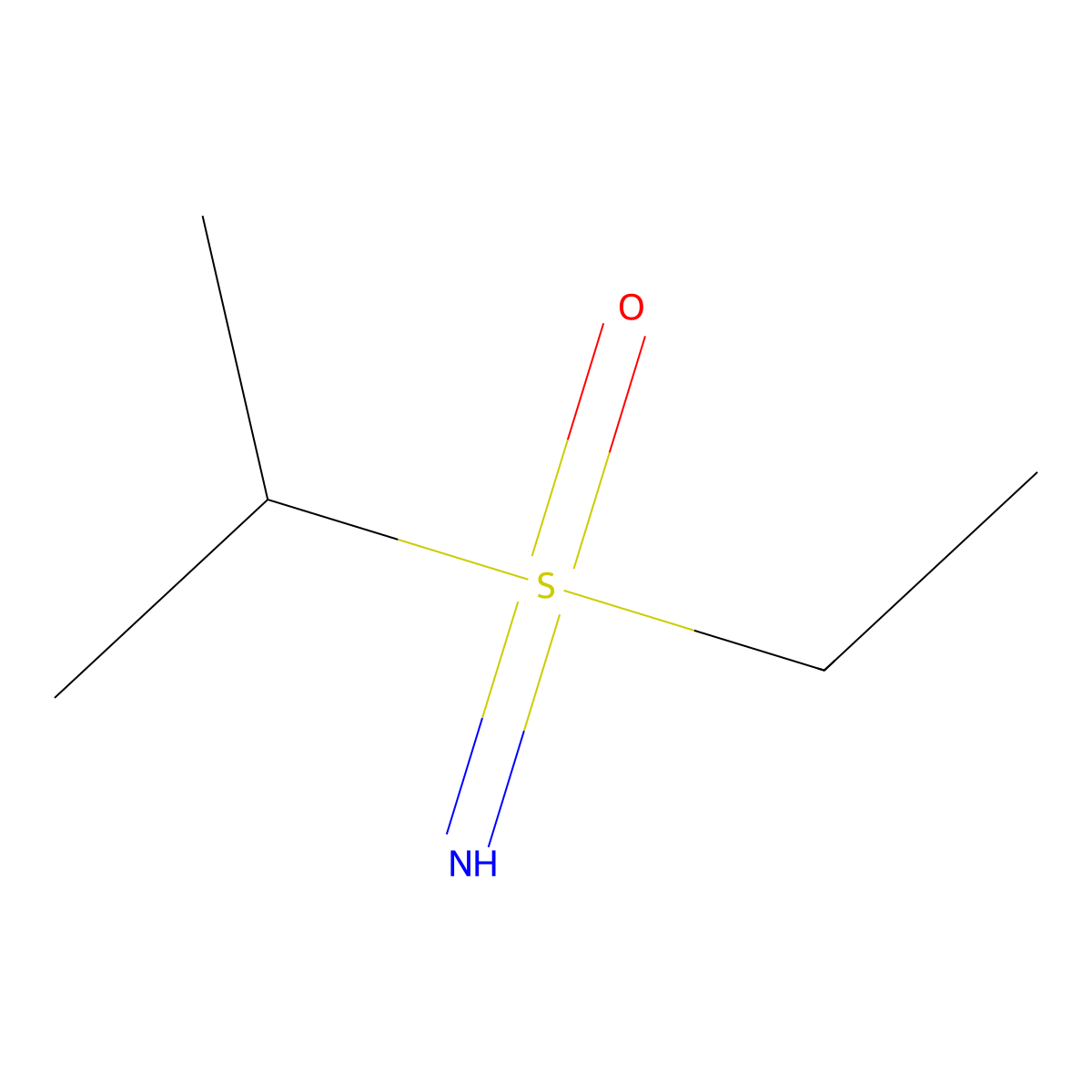 Ethyl(imino)(propan-2-yl)-lambda6-sulfanone molecular structure, CAS 2059949-04-9