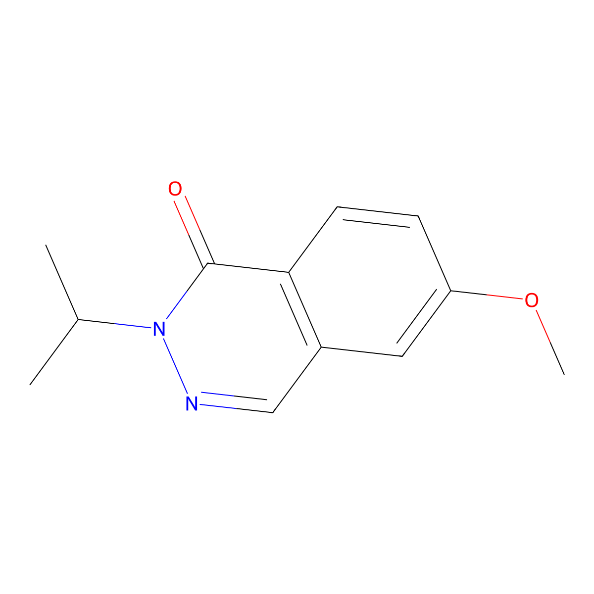 6-Methoxy-2-(propan-2-yl)-1,2-dihydrophthalazin-1-one molecular structure, CAS 2059949-09-4