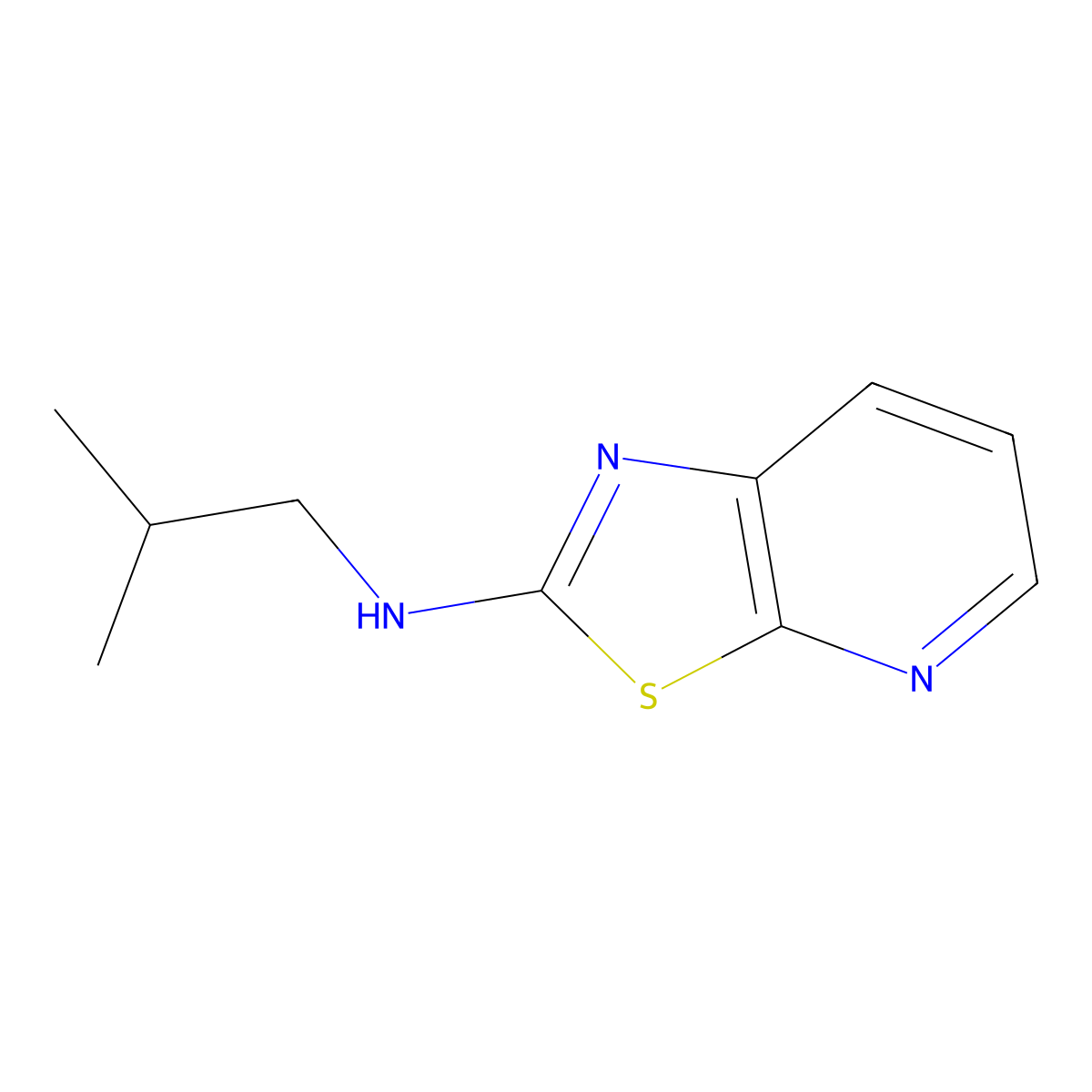 N-(2-Methylpropyl)-[1,3]thiazolo[5,4-b]pyridin-2-amine molecular structure, CAS 2059949-27-6