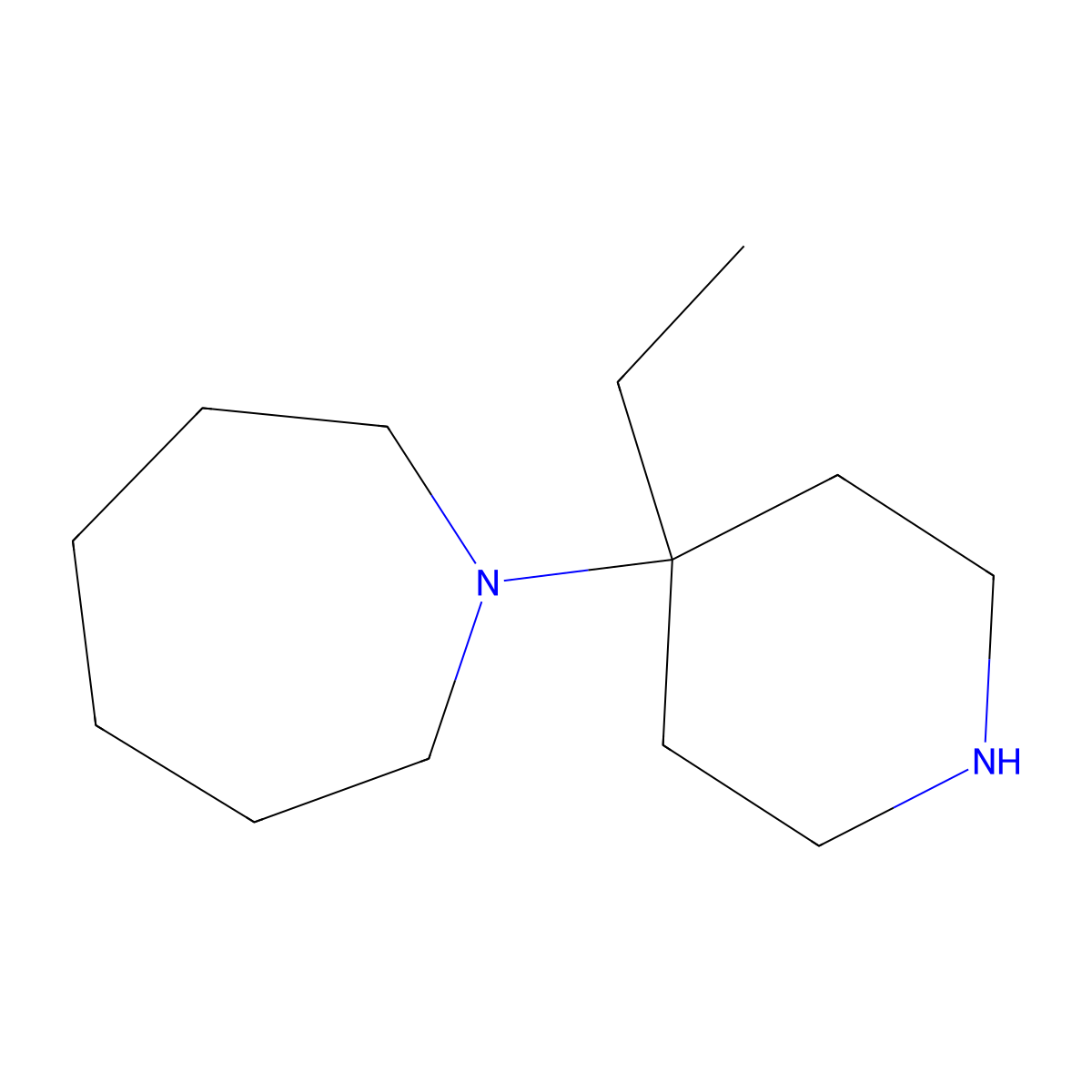 1-(4-Ethylpiperidin-4-yl)azepane molecular structure, CAS 2059949-76-5