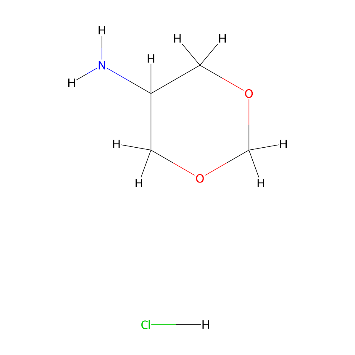 1,3-Dioxan-5-amine hydrochloride molecular structure, CAS 2059954-94-6