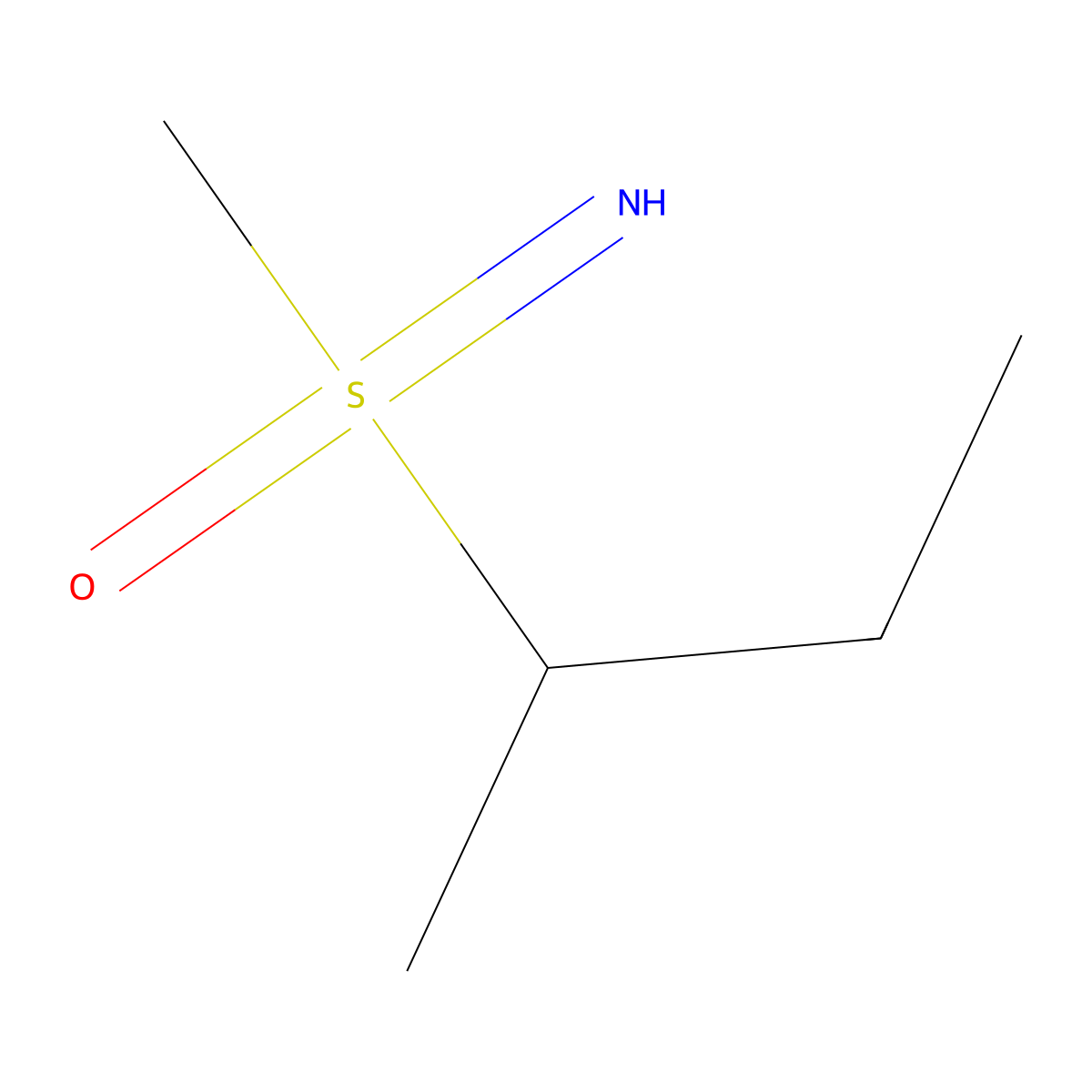2-(S-methylsulfonimidoyl)butane molecular structure, CAS 2059955-23-4