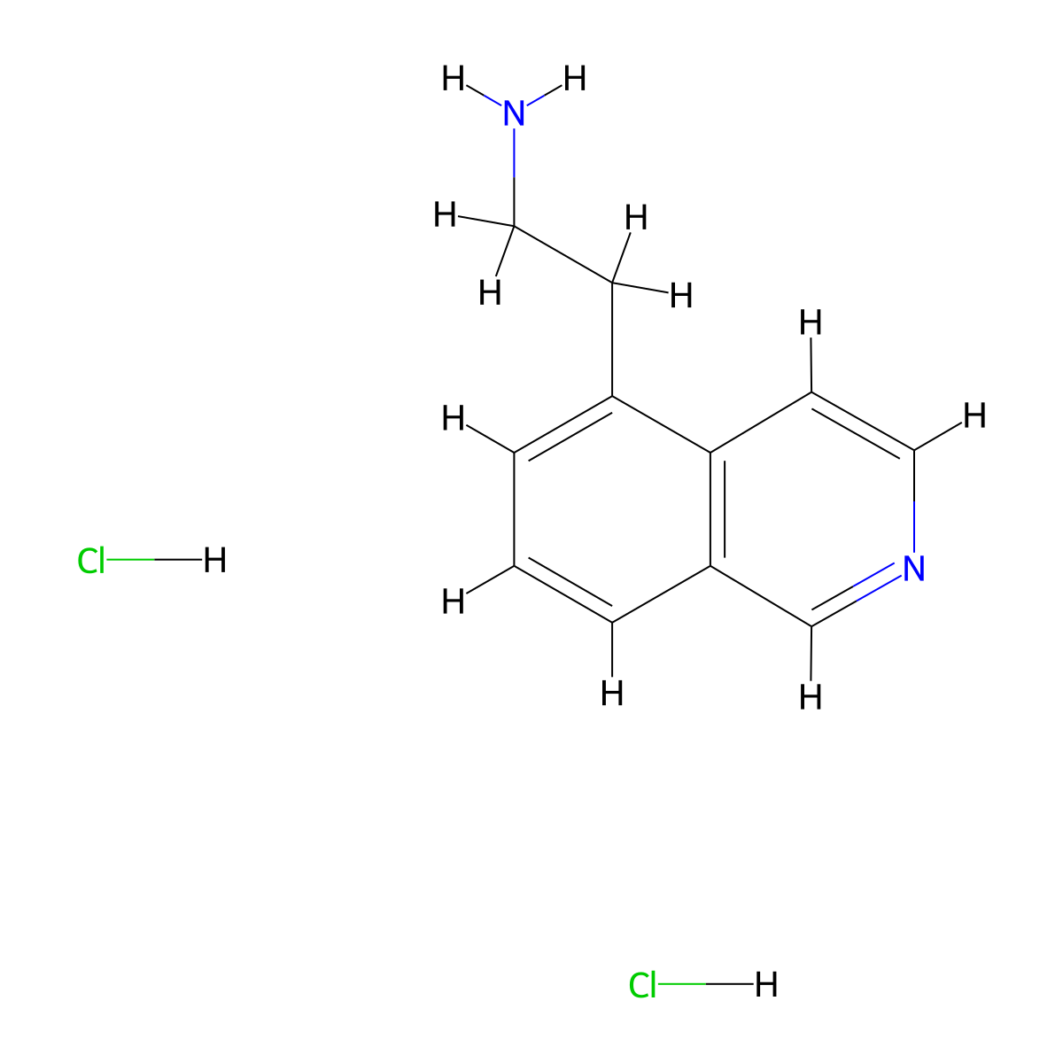 2-(Isoquinolin-5-yl)ethan-1-amine dihydrochloride molecular structure, CAS 2059955-31-4