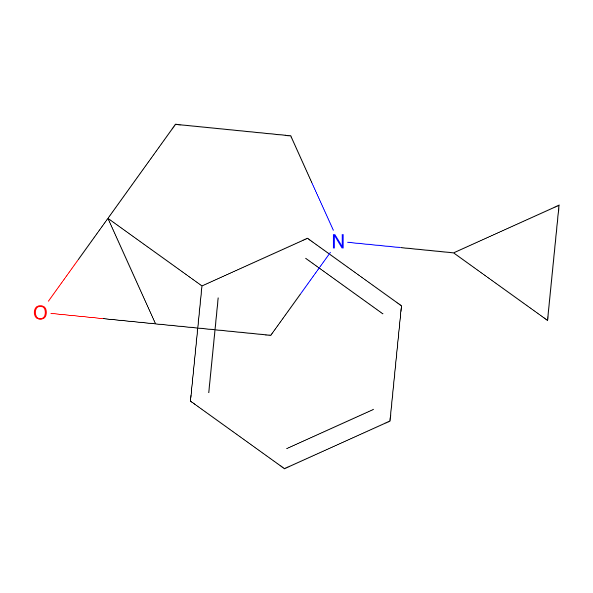 3-Cyclopropyl-6-phenyl-7-oxa-3-azabicyclo[4.1.0]heptane molecular structure, CAS 2059955-58-5