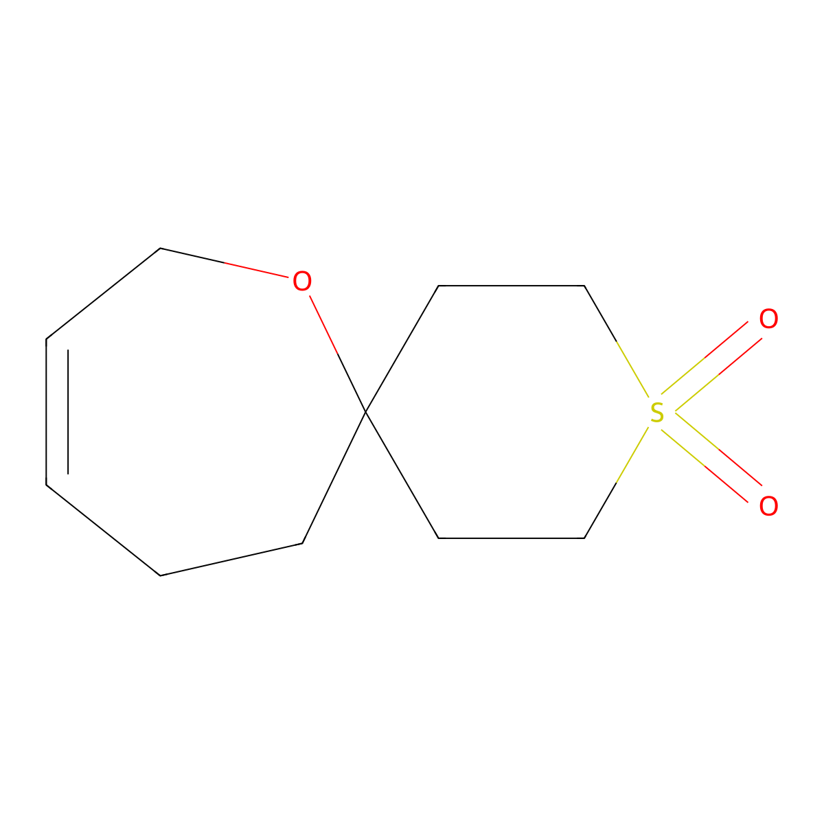 7-Oxa-3lambda6-thiaspiro[5.6]dodec-9-ene-3,3-dione molecular structure, CAS 2059955-69-8