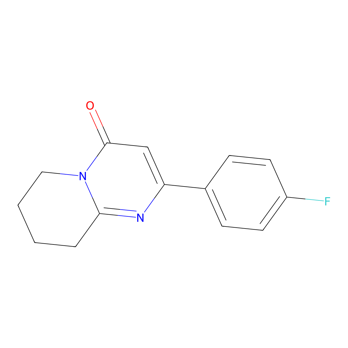 2-(4-Fluorophenyl)-4H,6H,7H,8H,9H-pyrido[1,2-a]pyrimidin-4-one molecular structure, CAS 2059956-20-4