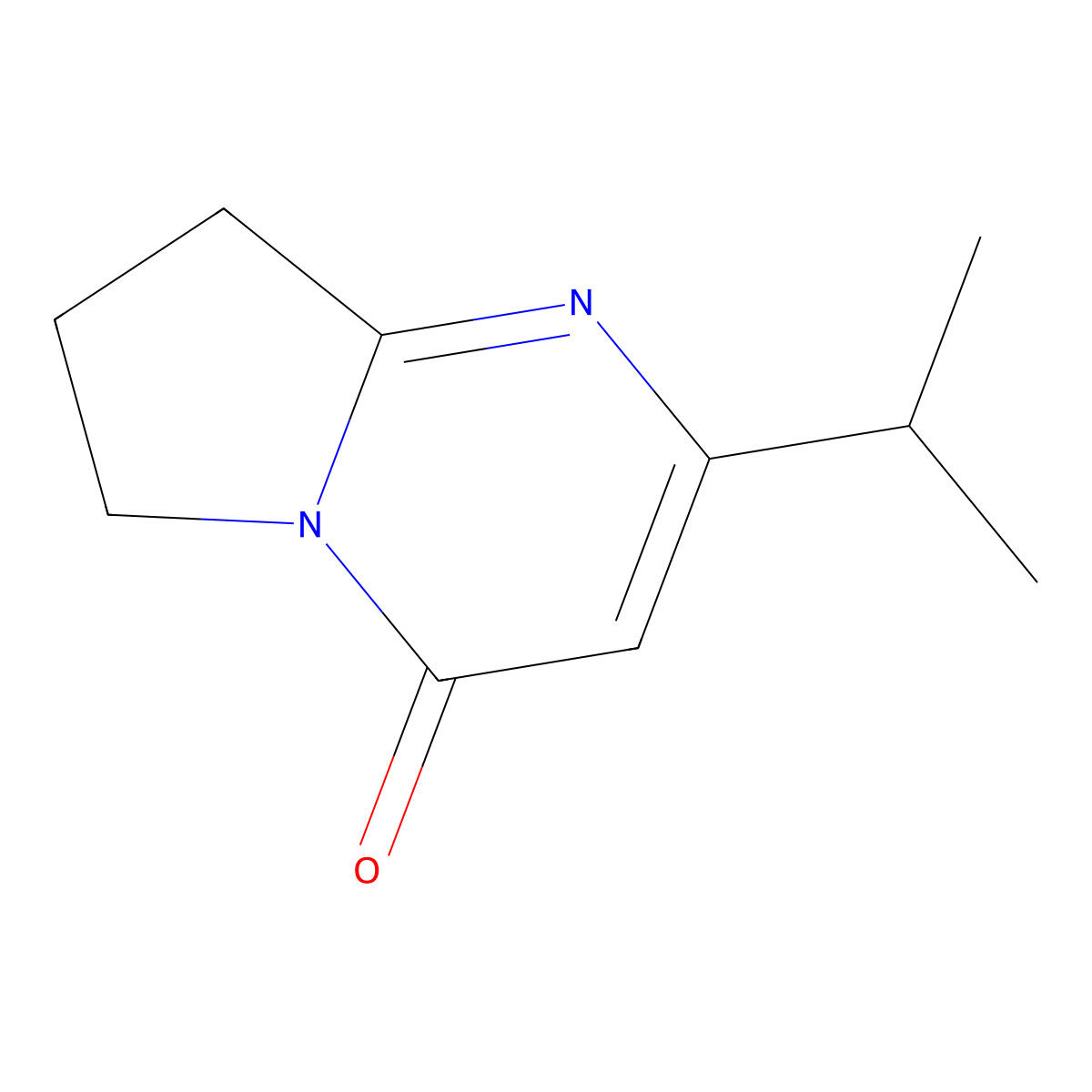 2-(Propan-2-yl)-4H,6H,7H,8H-pyrrolo[1,2-a]pyrimidin-4-one molecular structure, CAS 2059965-60-3