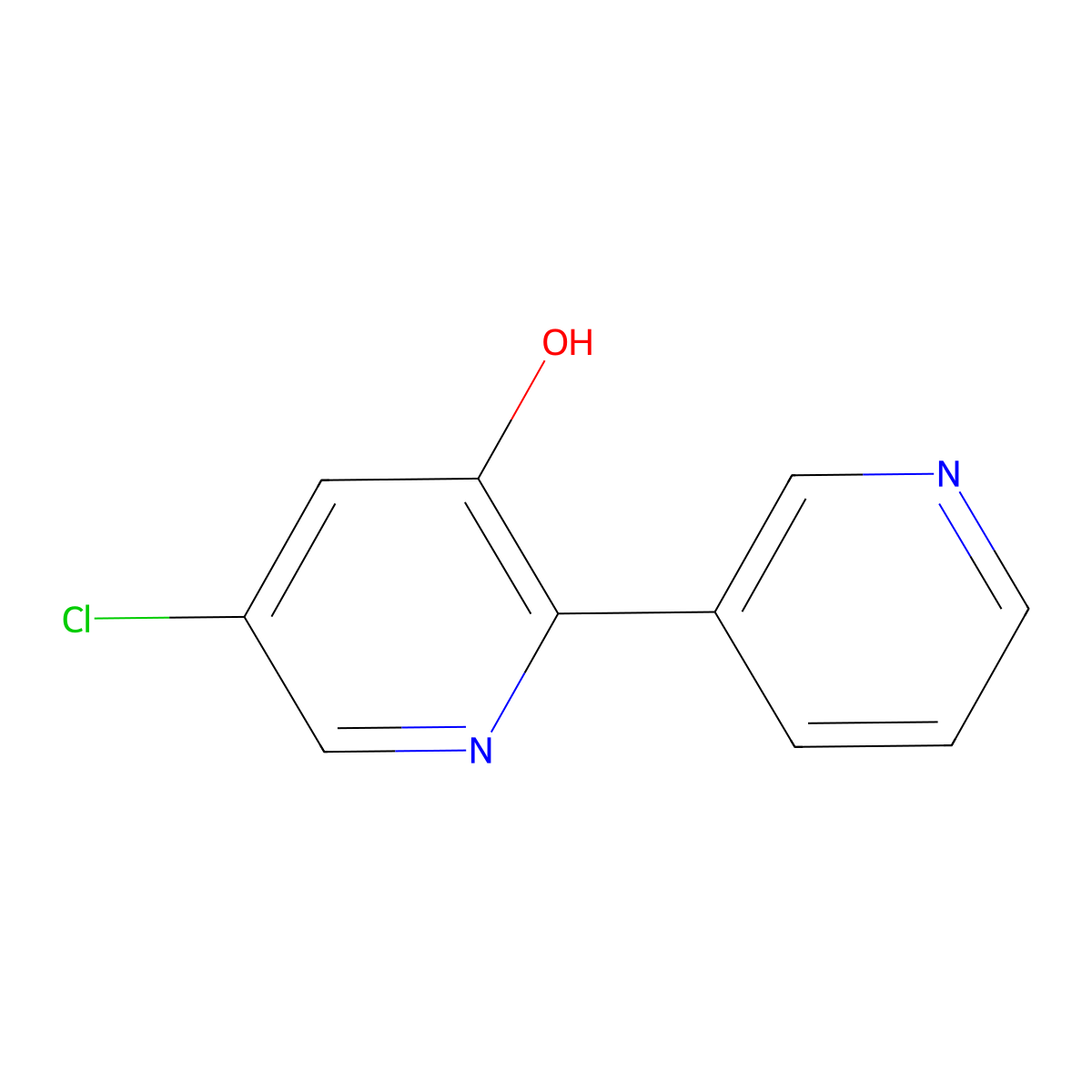 5-Chloro-2-(pyridin-3-yl)pyridin-3-ol molecular structure, CAS 2059966-72-0