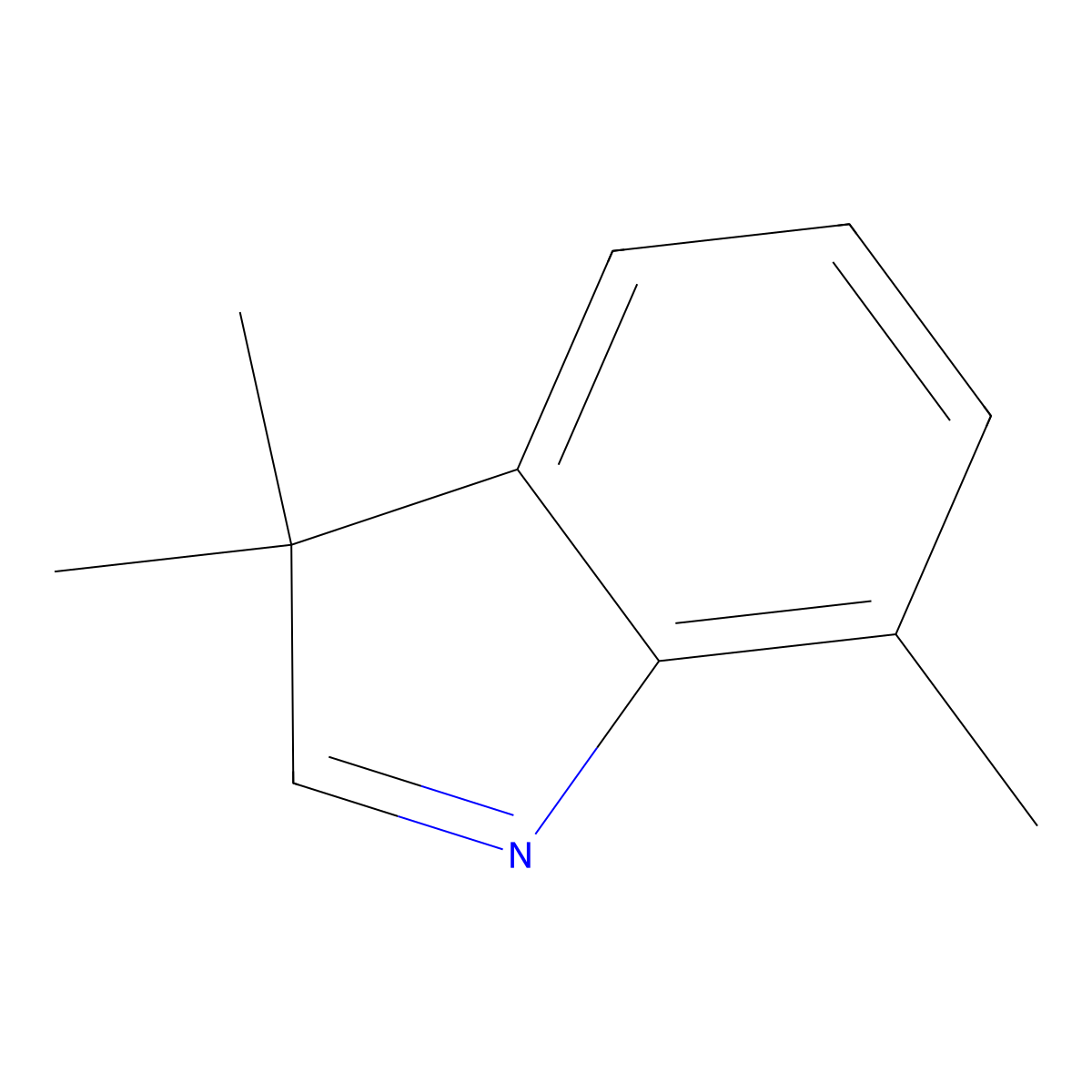 3,3,7-Trimethyl-3H-indole molecular structure, CAS 2059970-39-5