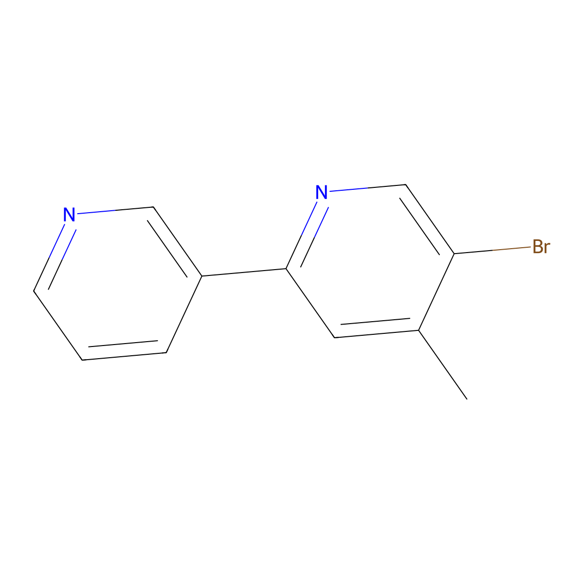 5-Bromo-4-methyl-2-(pyridin-3-yl)pyridine molecular structure, CAS 2059970-66-8