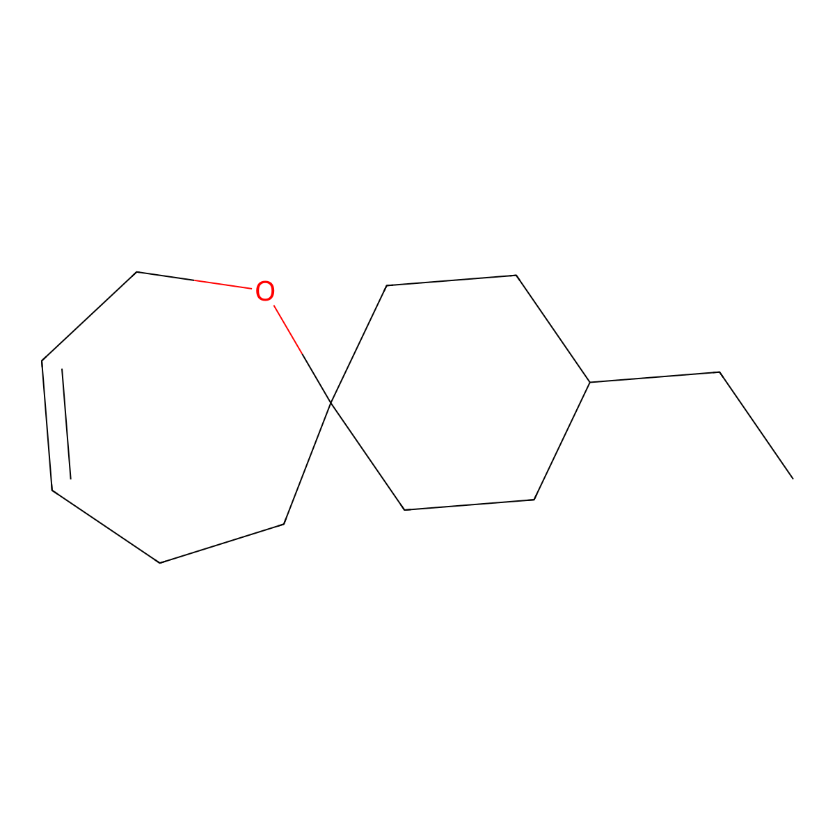 3-Ethyl-7-oxaspiro[5.6]dodec-9-ene molecular structure, CAS 2059971-28-5