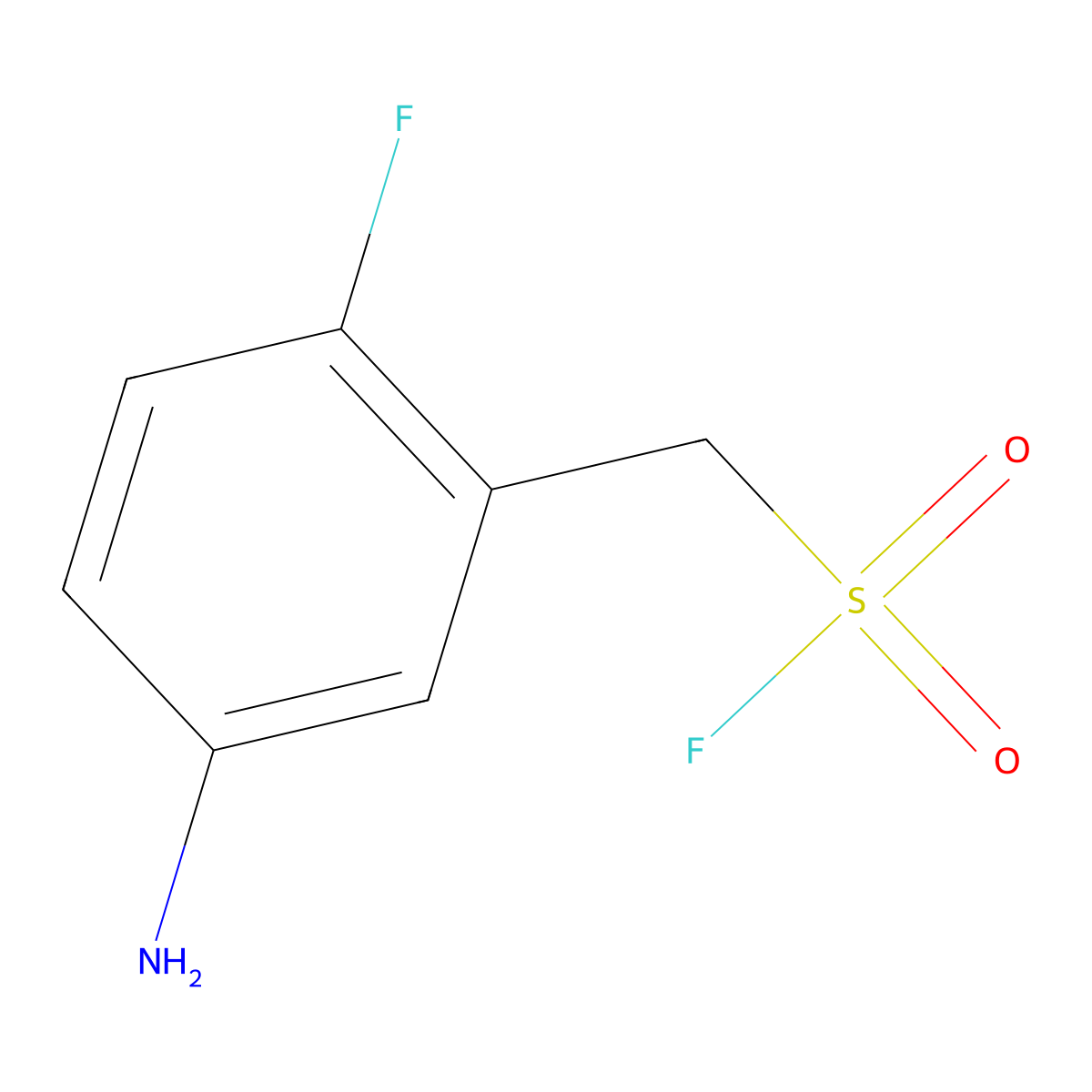 (5-Amino-2-fluorophenyl)methanesulfonyl fluoride molecular structure, CAS 2059971-41-2
