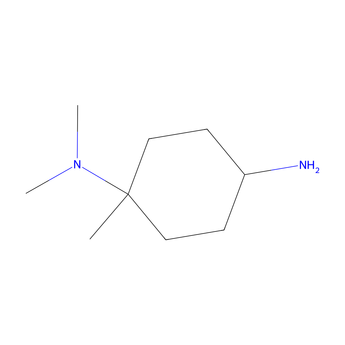N1,N1,1-trimethylcyclohexane-1,4-diamine molecular structure, CAS 2059971-64-9