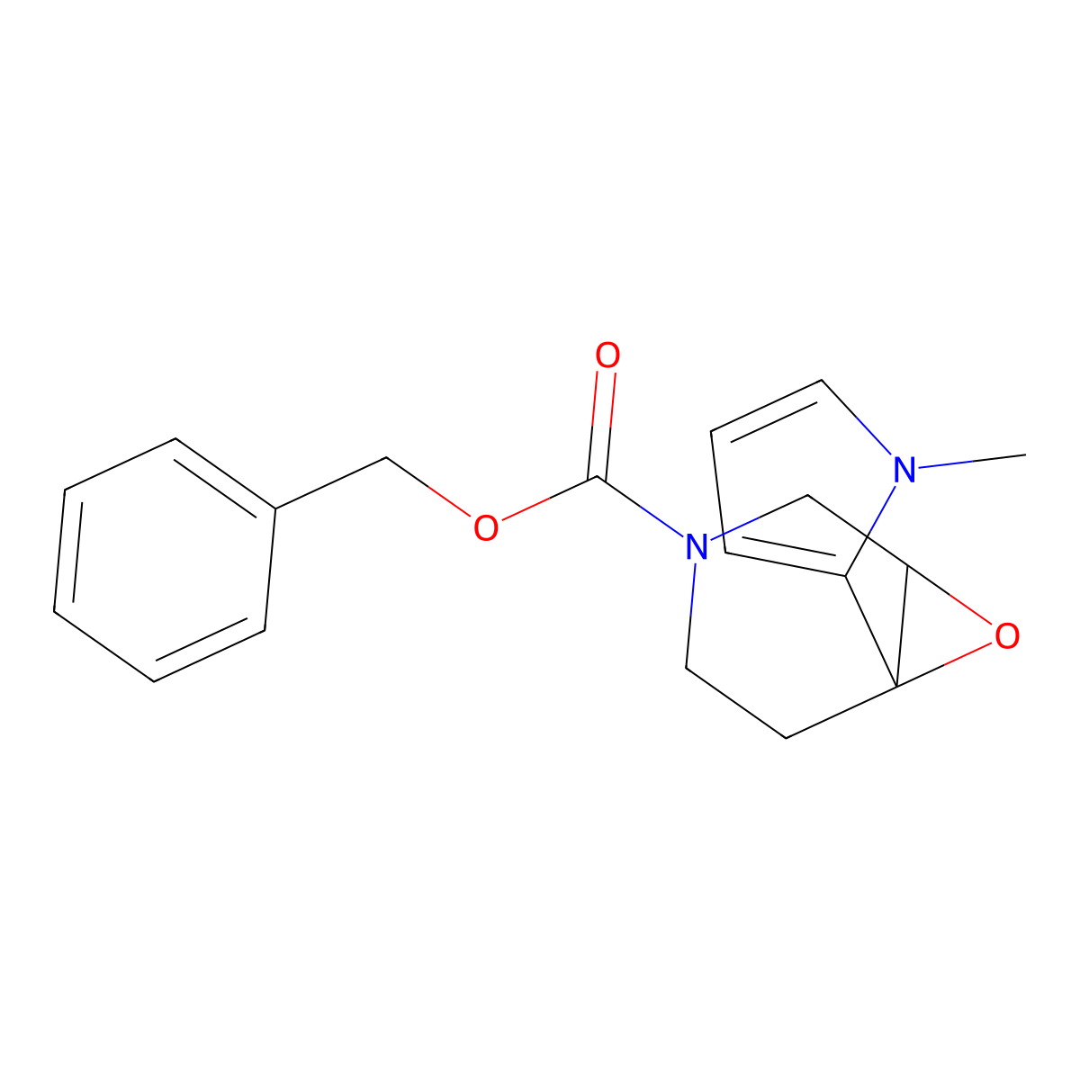 Benzyl 6-(1-methyl-1H-pyrrol-2-yl)-7-oxa-3-azabicyclo[4.1.0]heptane-3-carboxylate molecular structure, CAS 2059974-57-9