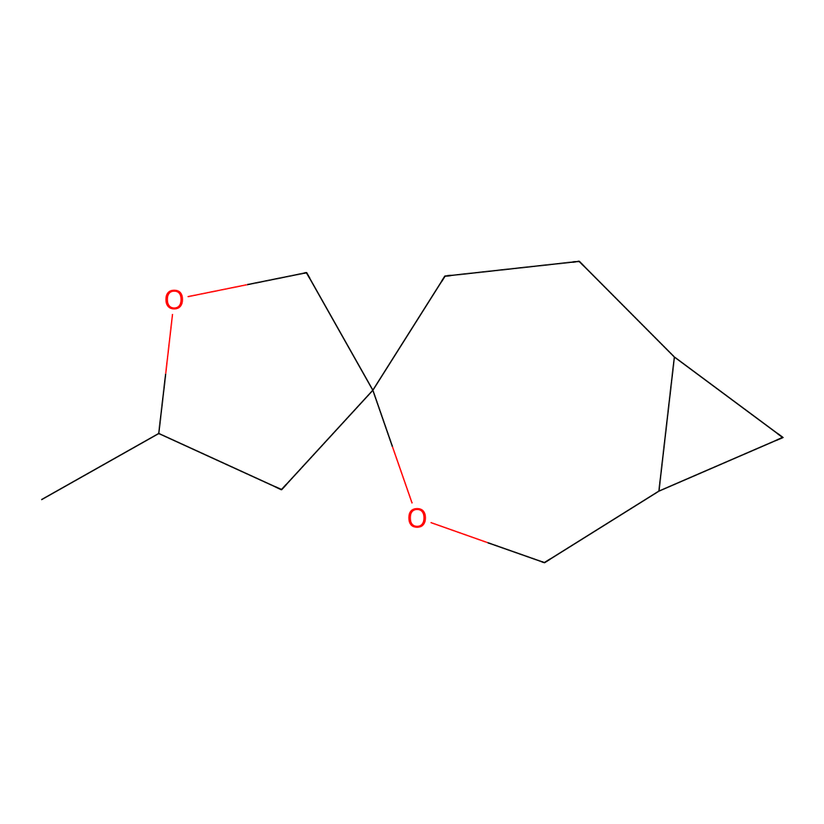 5'-Methyl-3-oxaspiro[bicyclo[5.1.0]octane-4,3'-oxolane] molecular structure, CAS 2059974-58-0