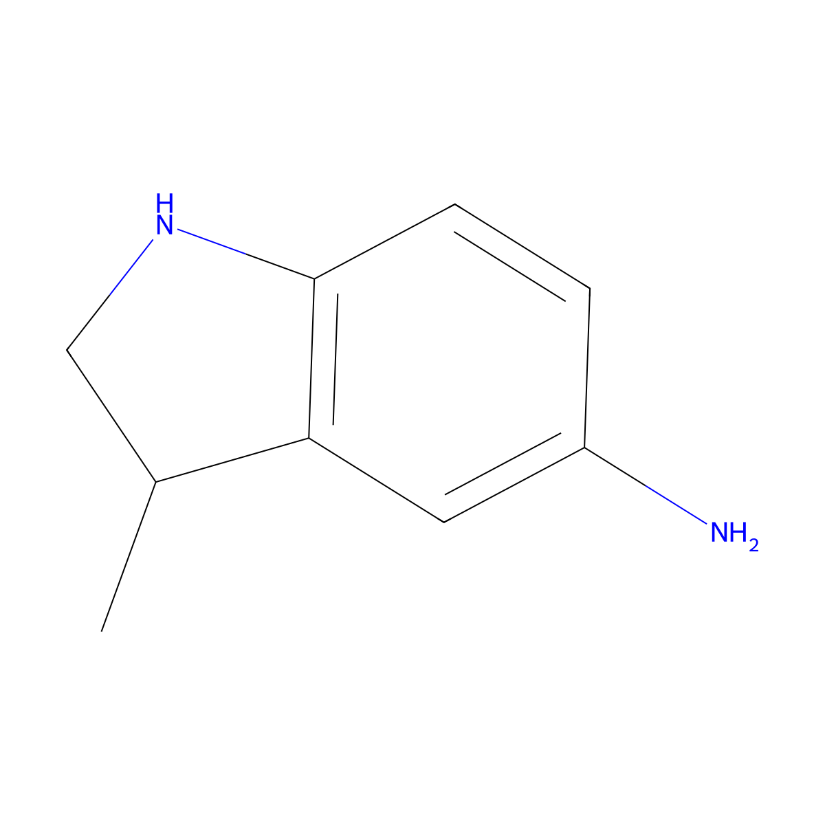 3-Methyl-2,3-dihydro-1H-indol-5-amine molecular structure, CAS 2059975-46-9