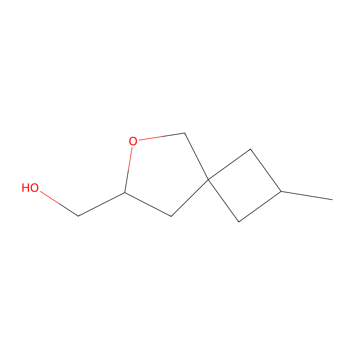 {2-Methyl-6-oxaspiro[3.4]octan-7-yl}methanol molecular structure, CAS 2059975-68-5
