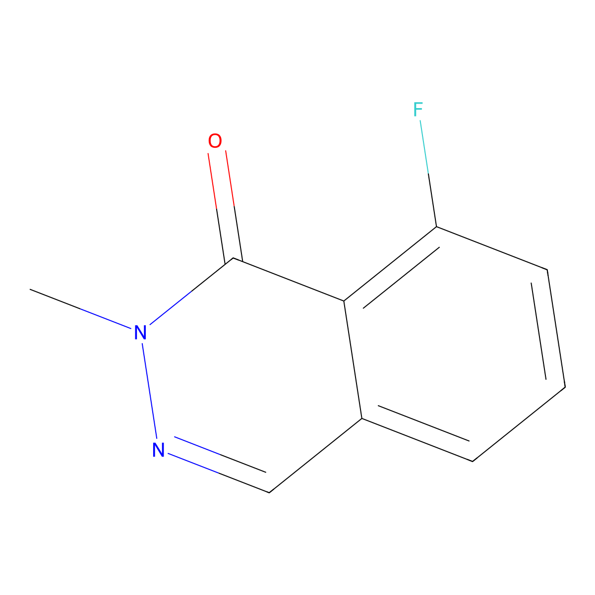 8-Fluoro-2-methyl-1,2-dihydrophthalazin-1-one molecular structure, CAS 2059975-71-0