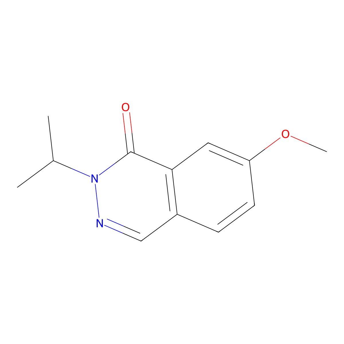 7-Methoxy-2-(propan-2-yl)-1,2-dihydrophthalazin-1-one molecular structure, CAS 2059975-86-7