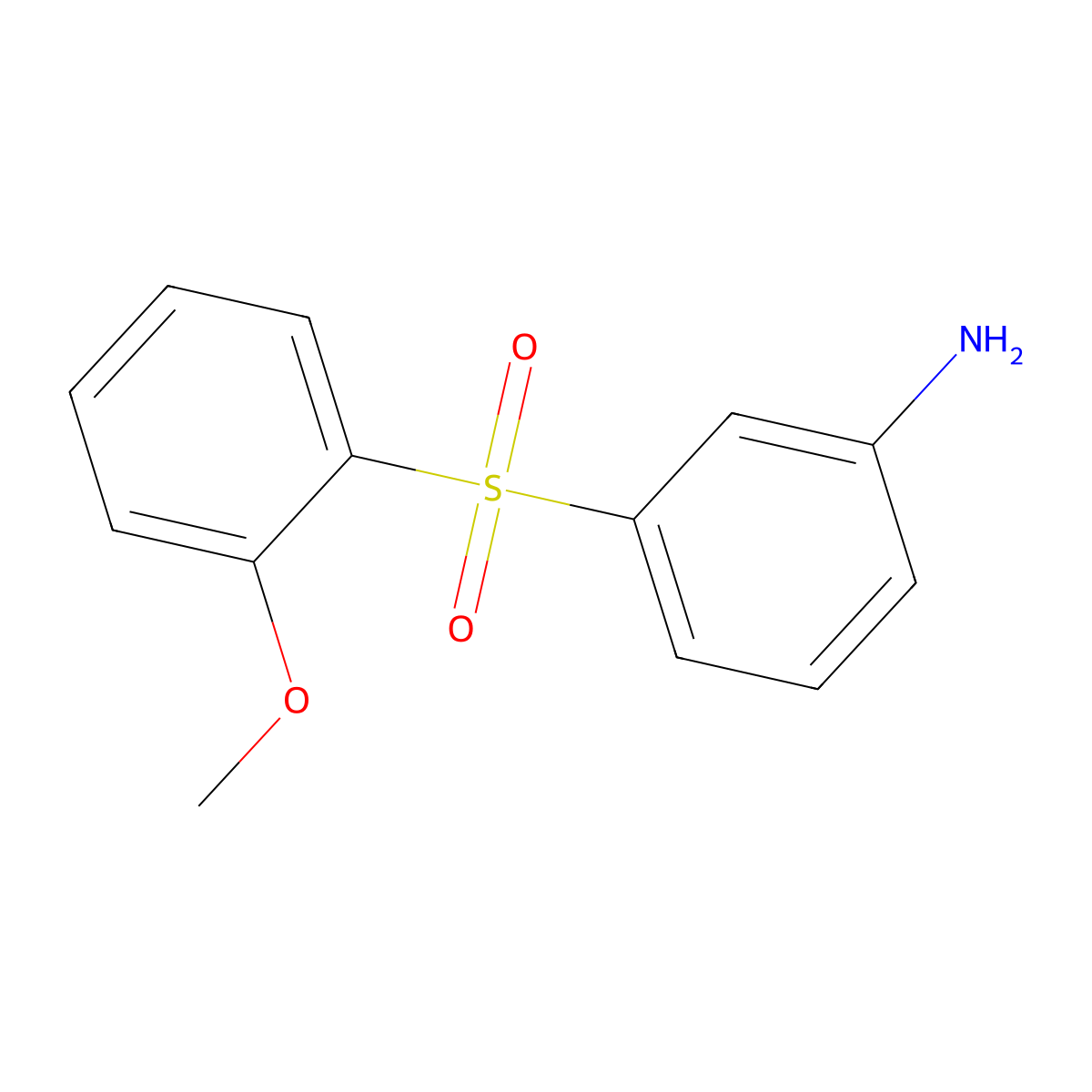 3-(2-Methoxybenzenesulfonyl)aniline molecular structure, CAS 2059987-03-8