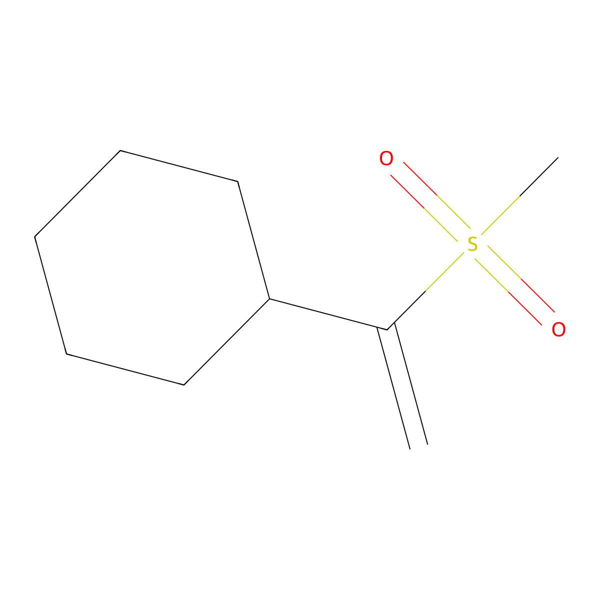 (1-Methanesulfonylethenyl)cyclohexane molecular structure, CAS 2059987-07-2