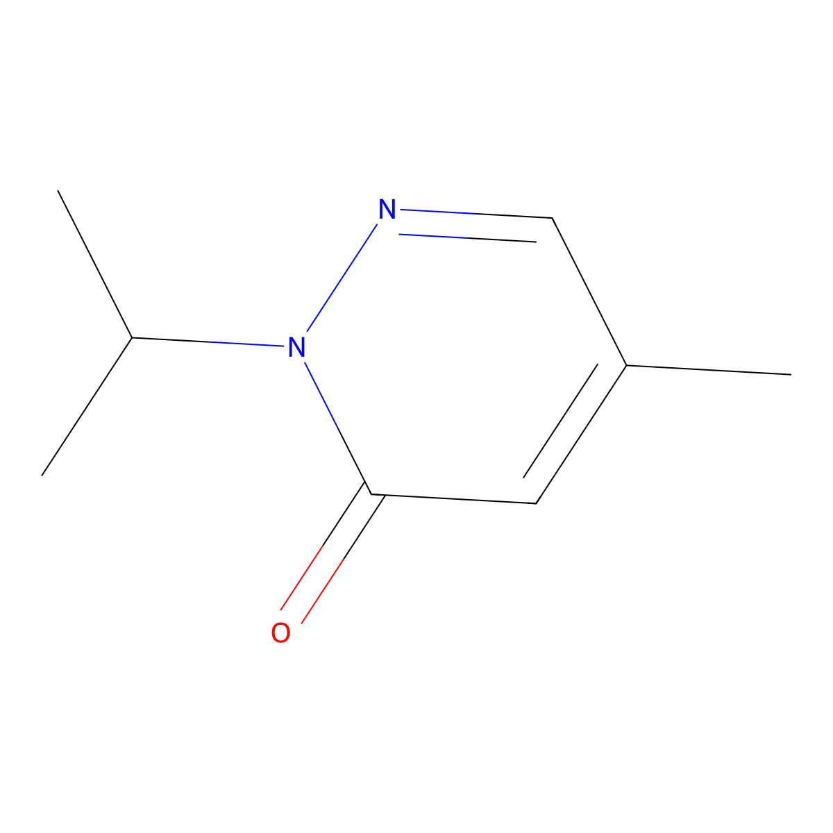 5-Methyl-2-(propan-2-yl)-2,3-dihydropyridazin-3-one molecular structure, CAS 2059987-15-2