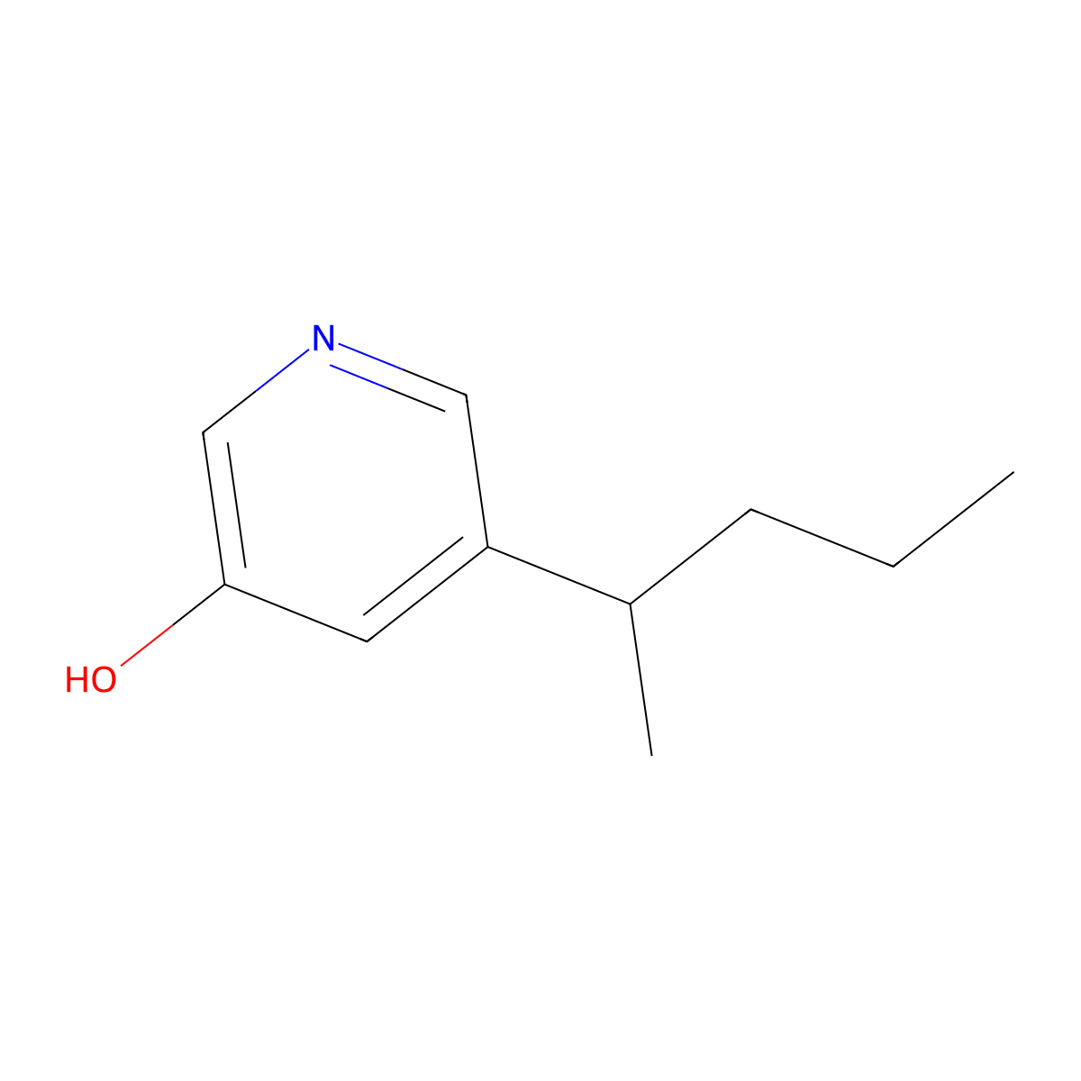 5-(Pentan-2-yl)pyridin-3-ol molecular structure, CAS 2059987-24-3