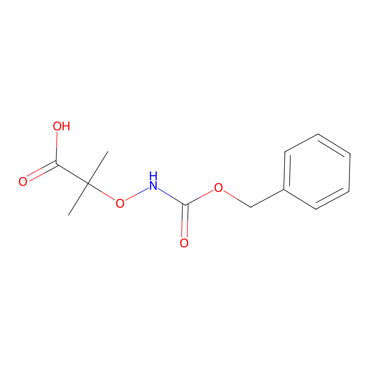 2-({[(Benzyloxy)carbonyl]amino}oxy)-2-methylpropanoic acid molecular structure, CAS 2059987-31-2
