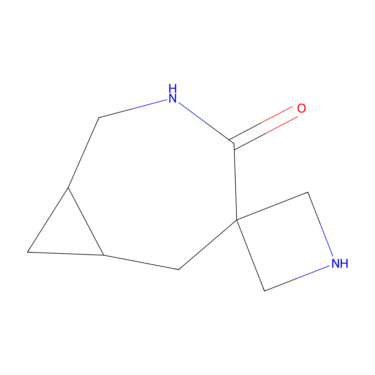 5'-Azaspiro[azetidine-3,3'-bicyclo[5.1.0]octane]-4'-one molecular structure, CAS 2059987-44-7