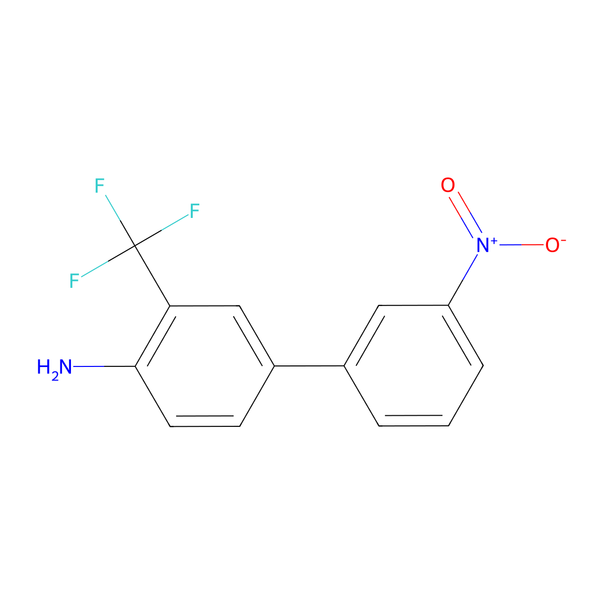 4-(3-Nitrophenyl)-2-(trifluoromethyl)aniline molecular structure, CAS 2059988-58-6