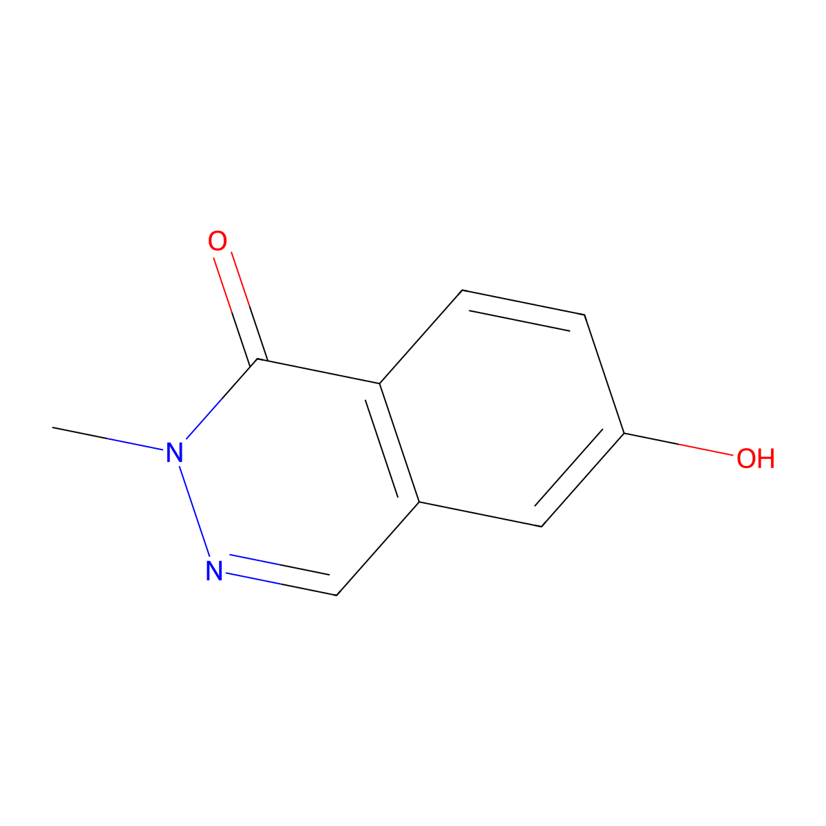 6-Hydroxy-2-methyl-1,2-dihydrophthalazin-1-one molecular structure, CAS 2059992-97-9