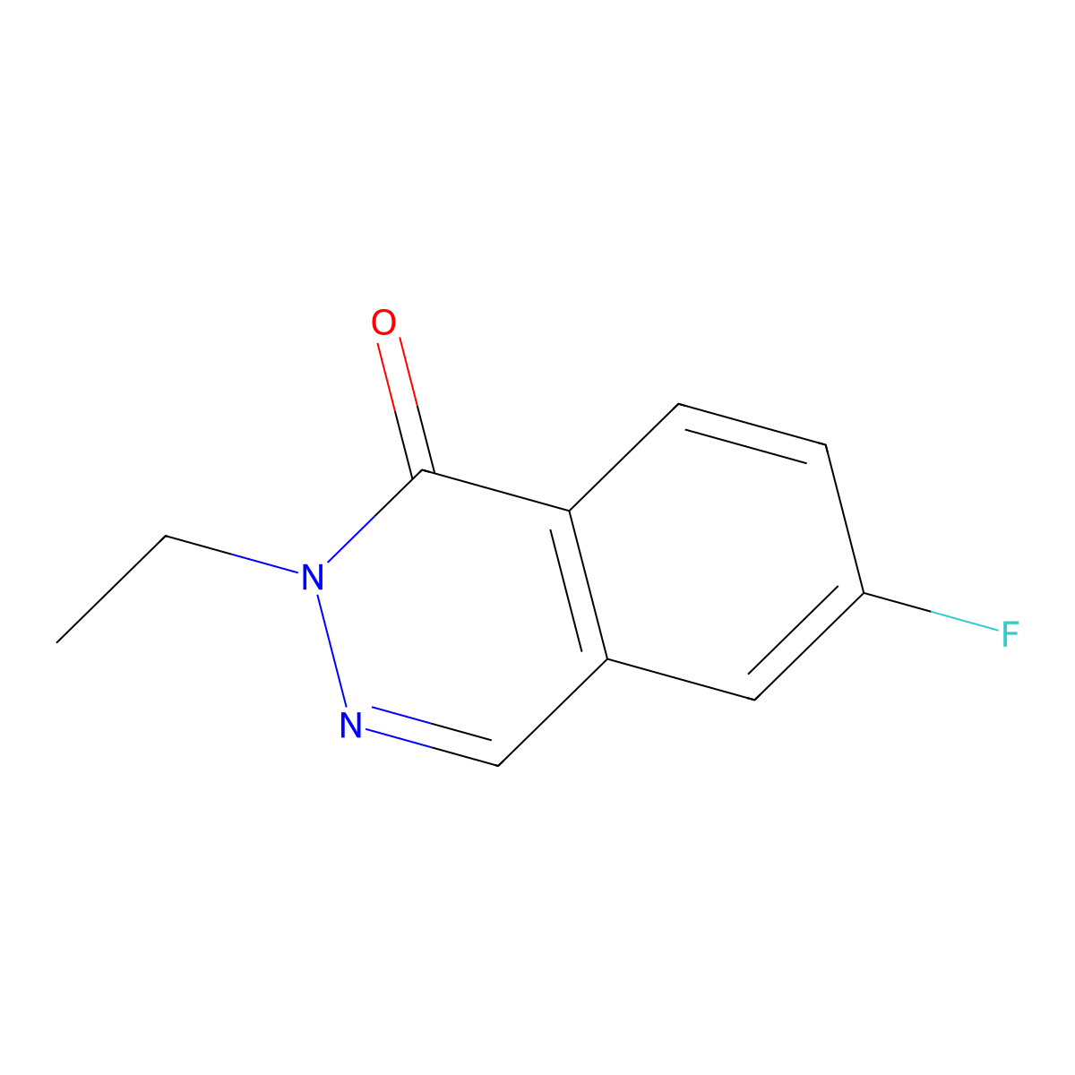 2-Ethyl-6-fluoro-1,2-dihydrophthalazin-1-one molecular structure, CAS 2059993-01-8
