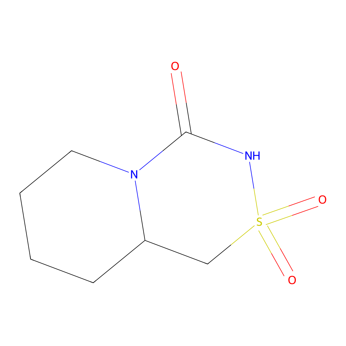 Octahydro-2lambda6-pyrido(1,2-d)(1,2,4)thiadiazine-2,2,4-trione molecular structure, CAS 2059993-07-4