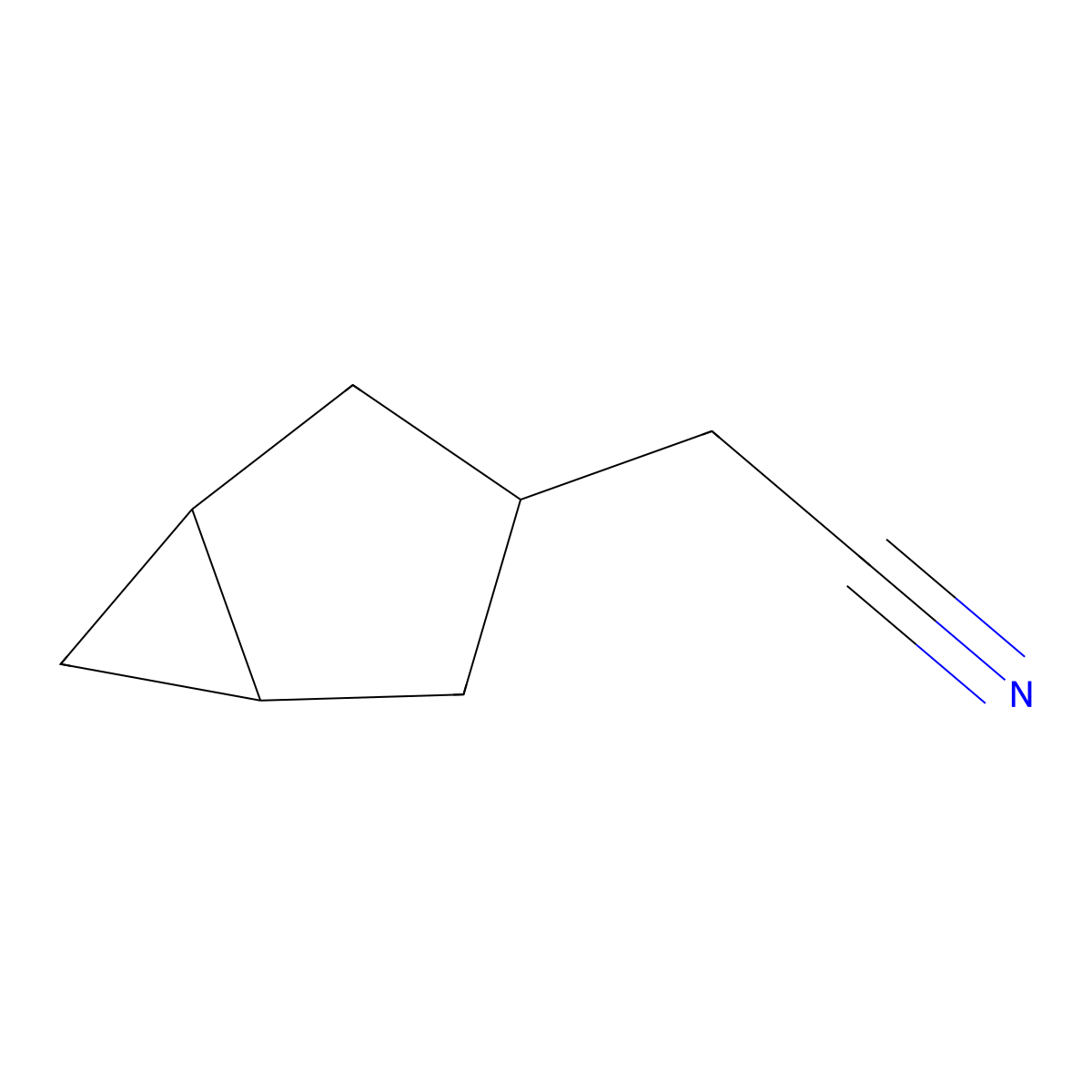 2-{Bicyclo[3.1.0]hexan-3-yl}acetonitrile molecular structure, CAS 2059993-41-6