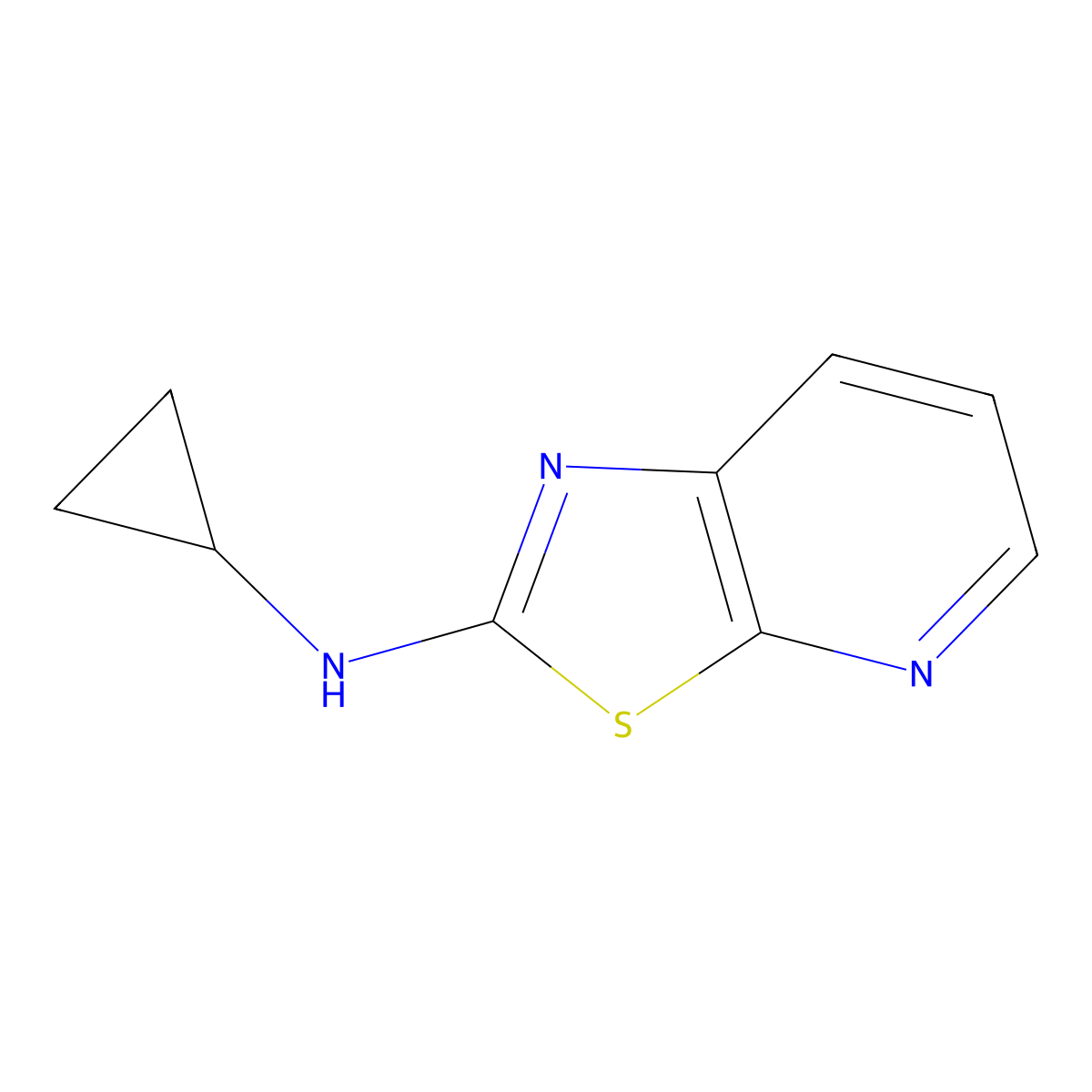 N-Cyclopropyl-[1,3]thiazolo[5,4-b]pyridin-2-amine molecular structure, CAS 2059993-52-9