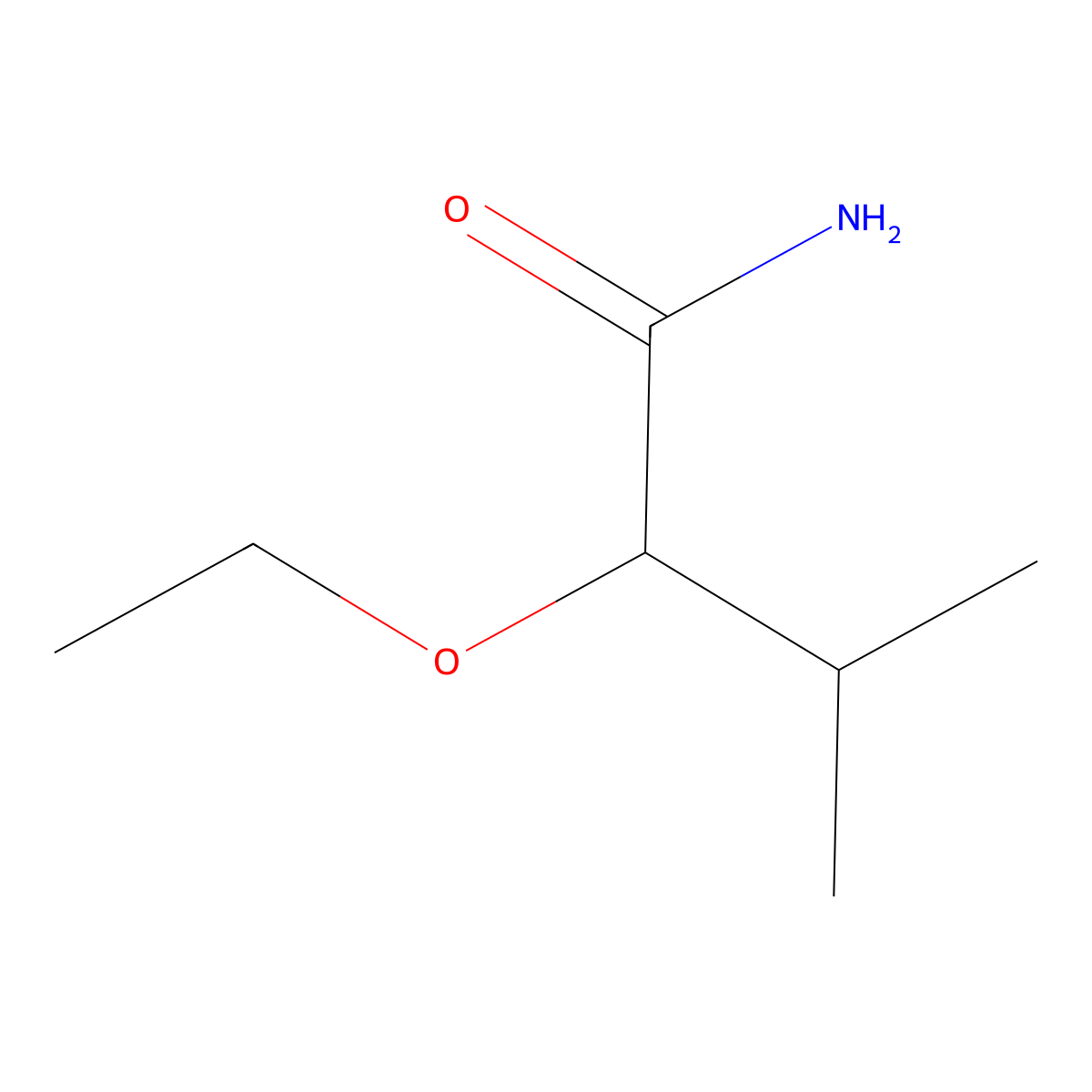 2-Ethoxy-3-methylbutanamide molecular structure, CAS 2059994-38-4